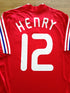 2008/09 France Away Football Shirt Henry #12