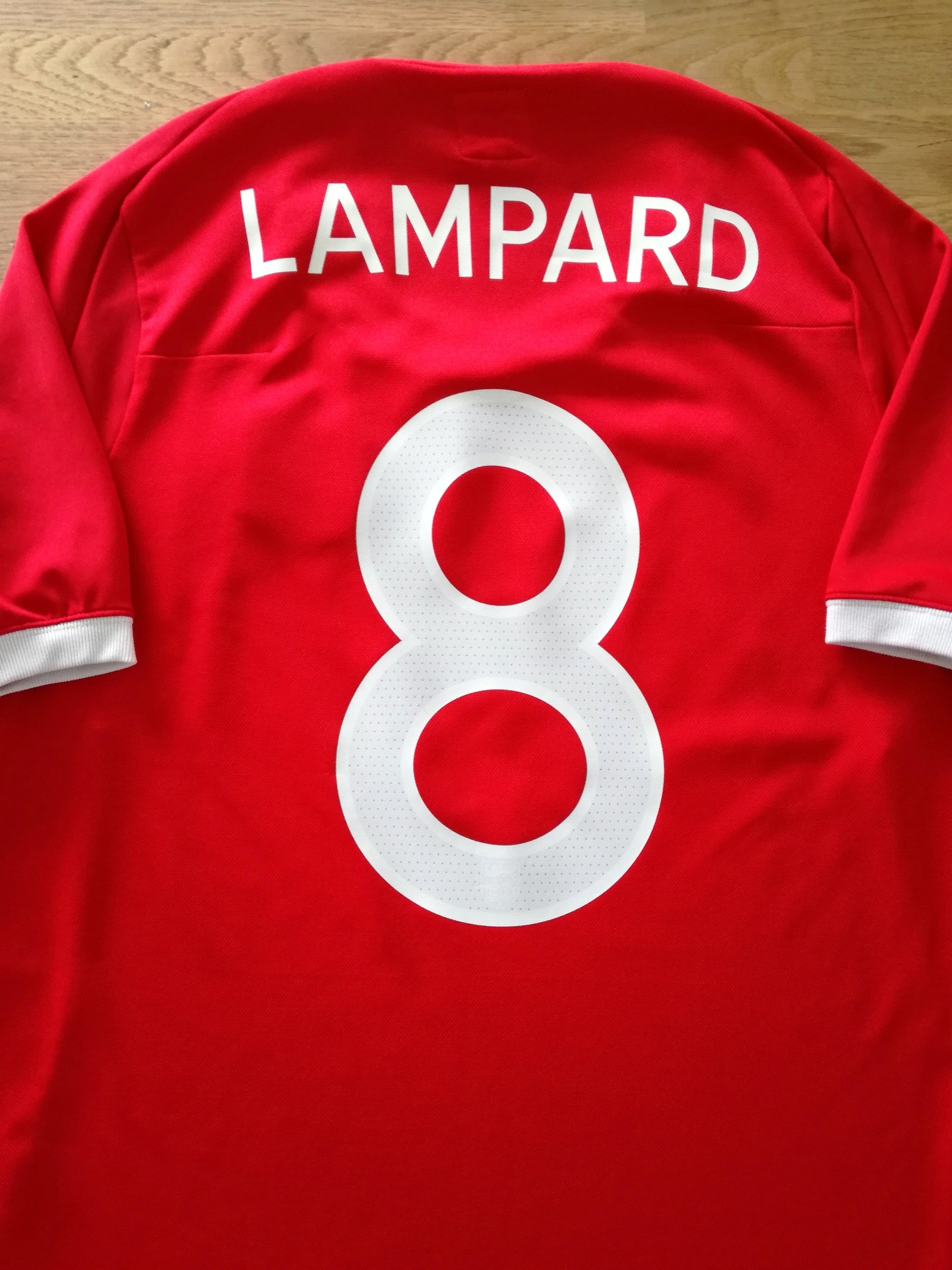 2010 England Away Football Shirt Lampard #8