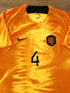2022/23 Netherlands Home Football Shirt Virgil #4
