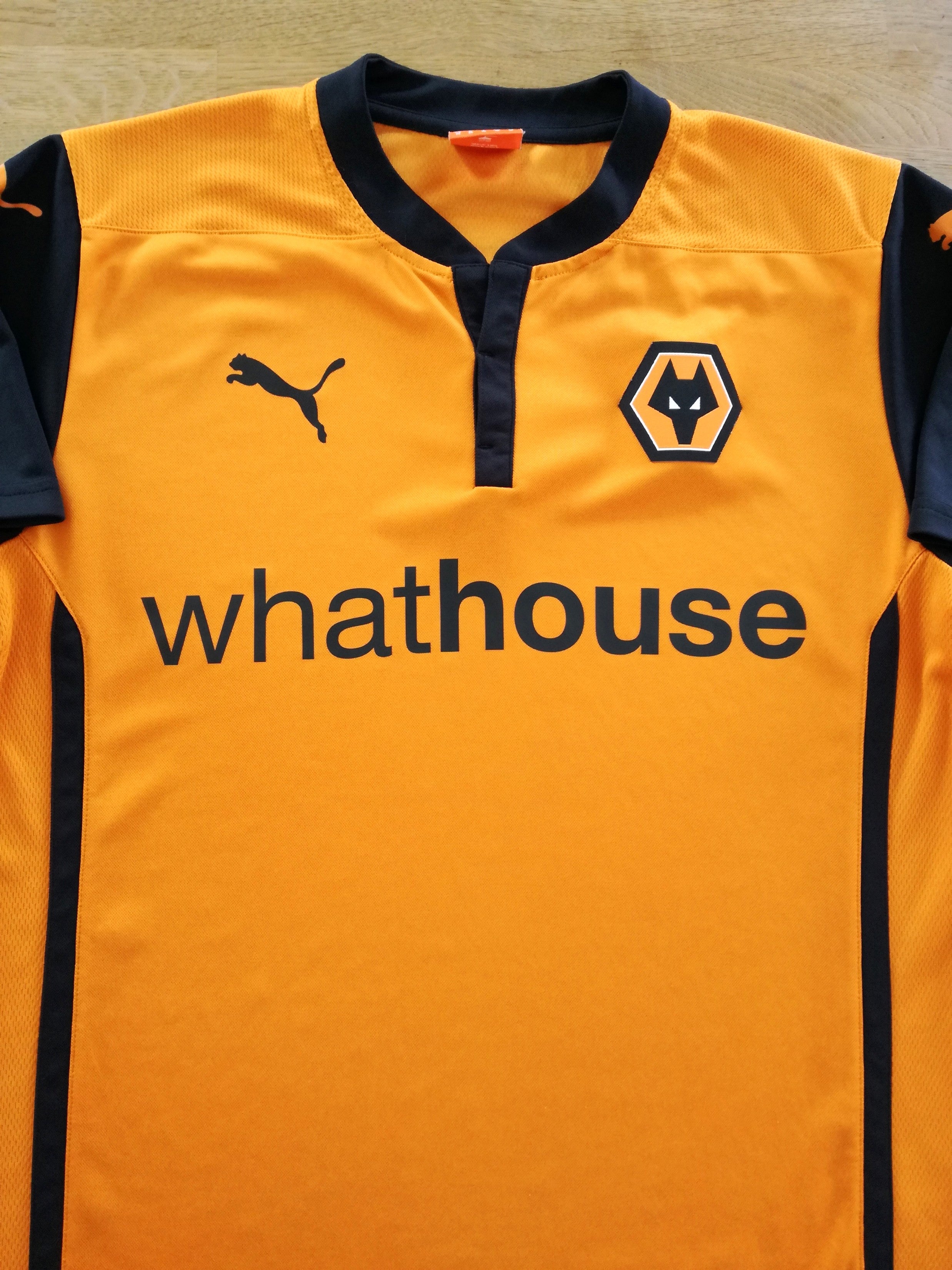 2014/15 Wolves Home Football Shirt