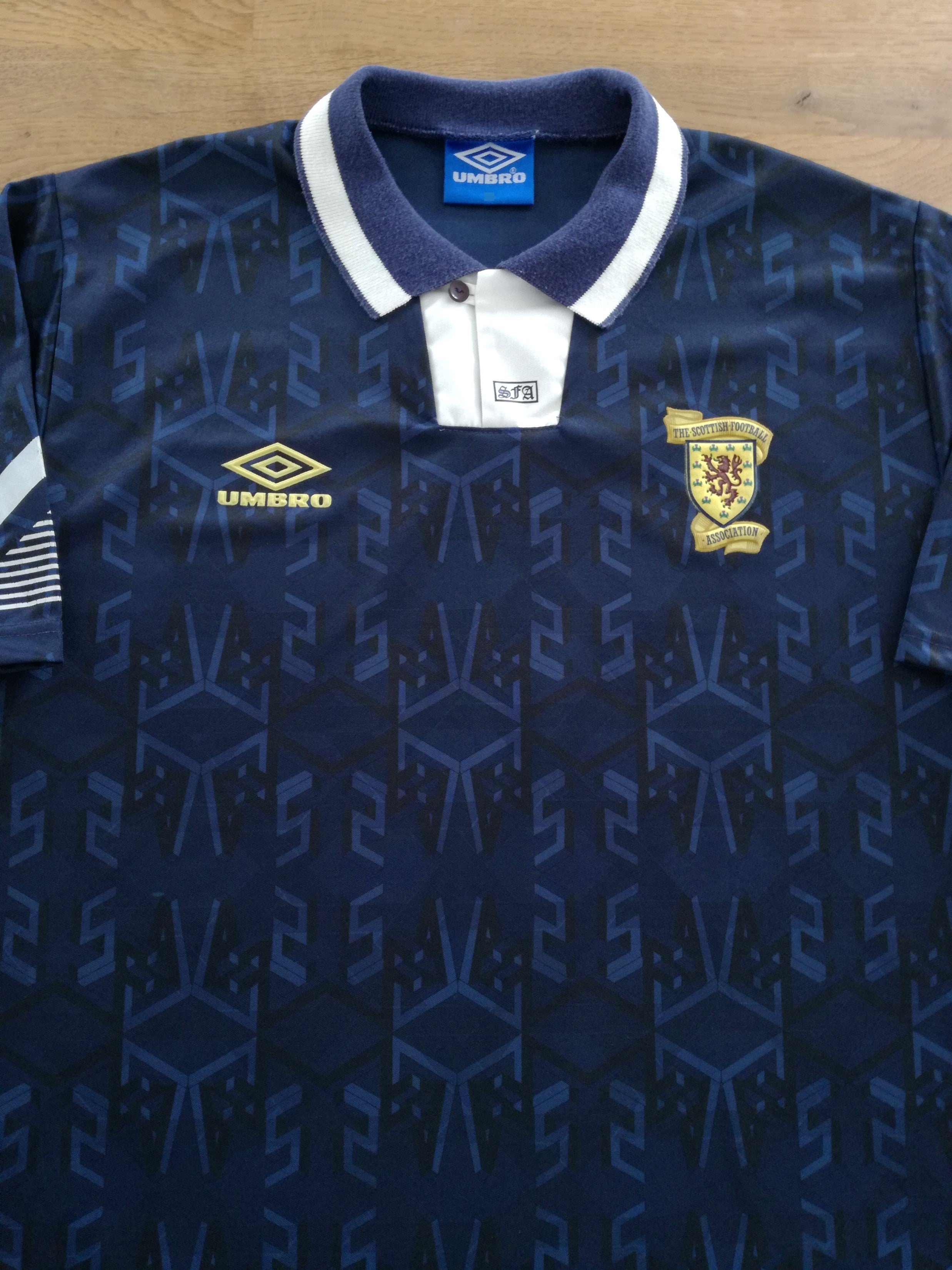 1991/92 Scotland Home Football Shirt