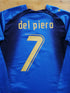 2006 Italy Home Football Shirt Del Piero #7