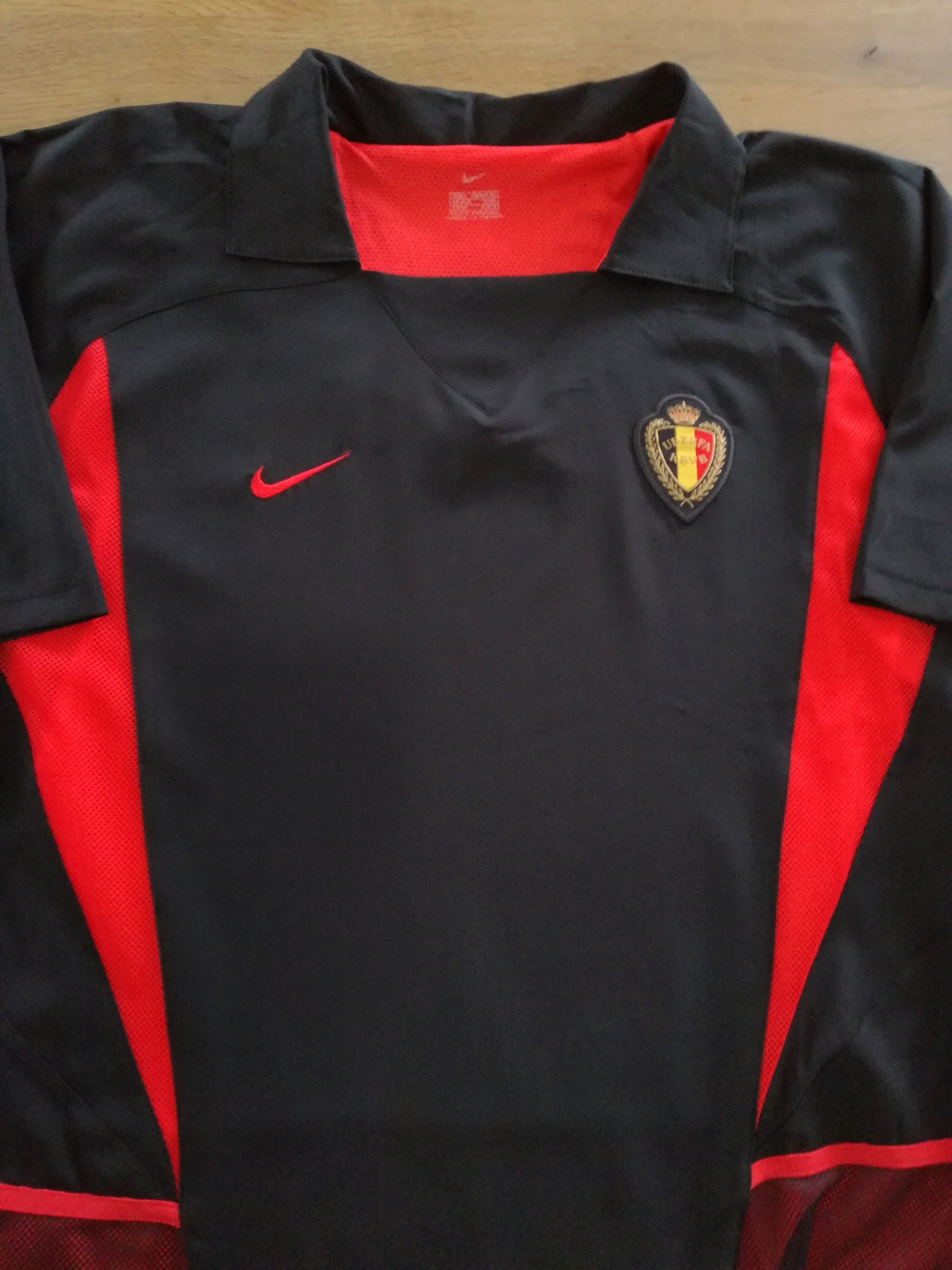 2002/03 Belgium Away Player Issue Football Shirt