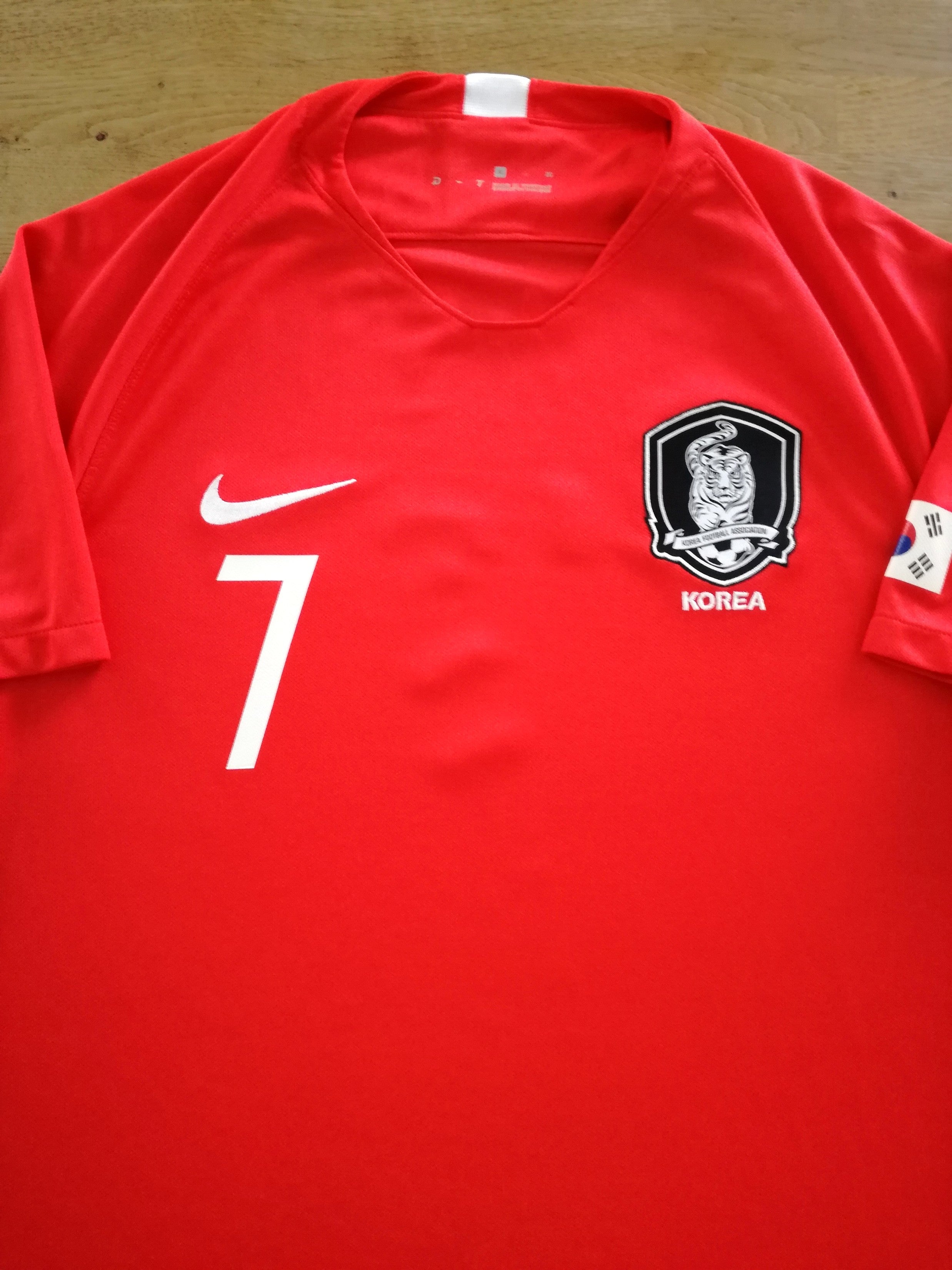 2018/19 South Korea Home Football Shirt H M Son #7