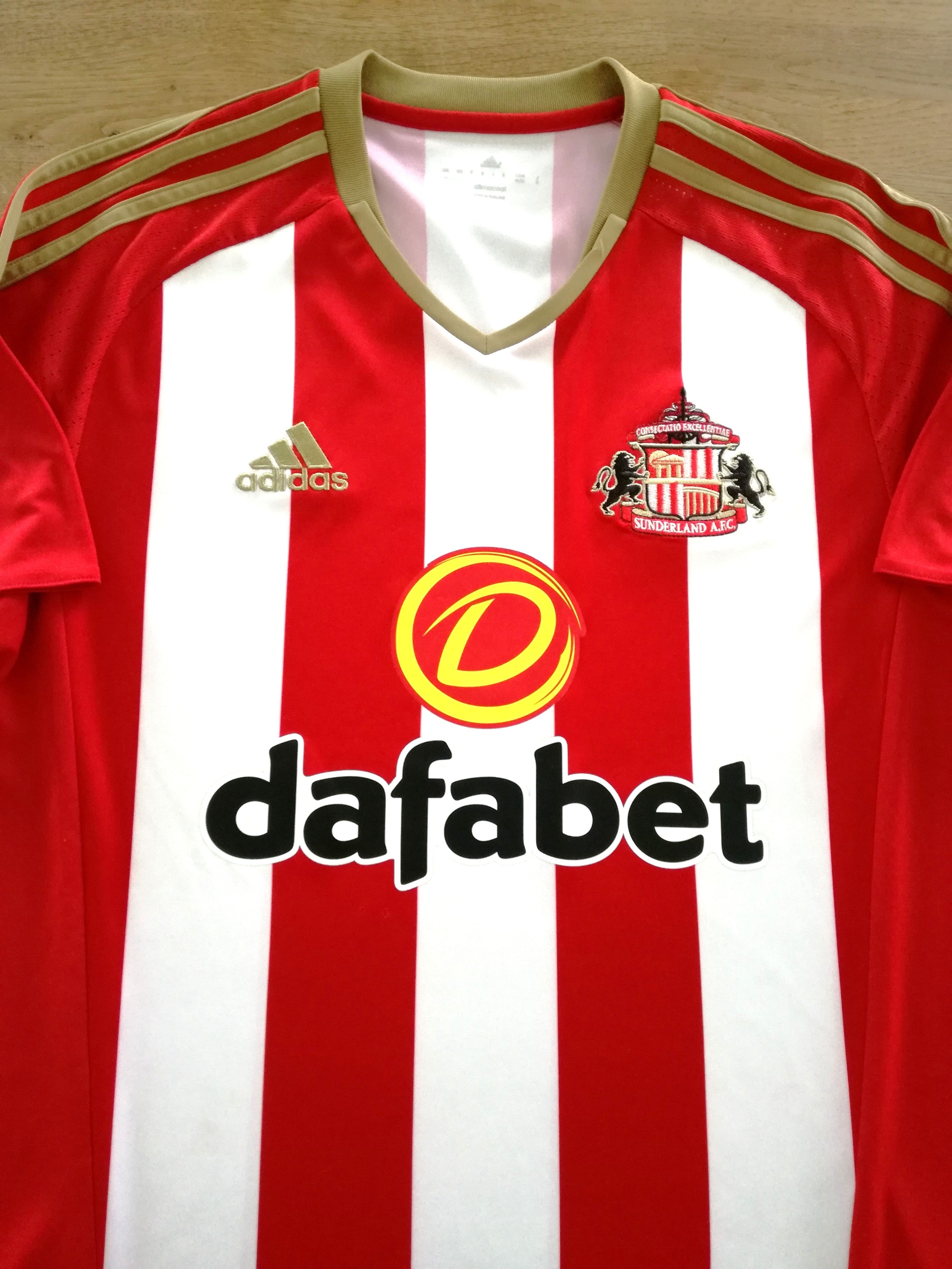 2015/16 Sunderland Home Football Shirt