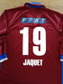 2002/03 Servette Home Match Issue Football Shirt Jaquet #19