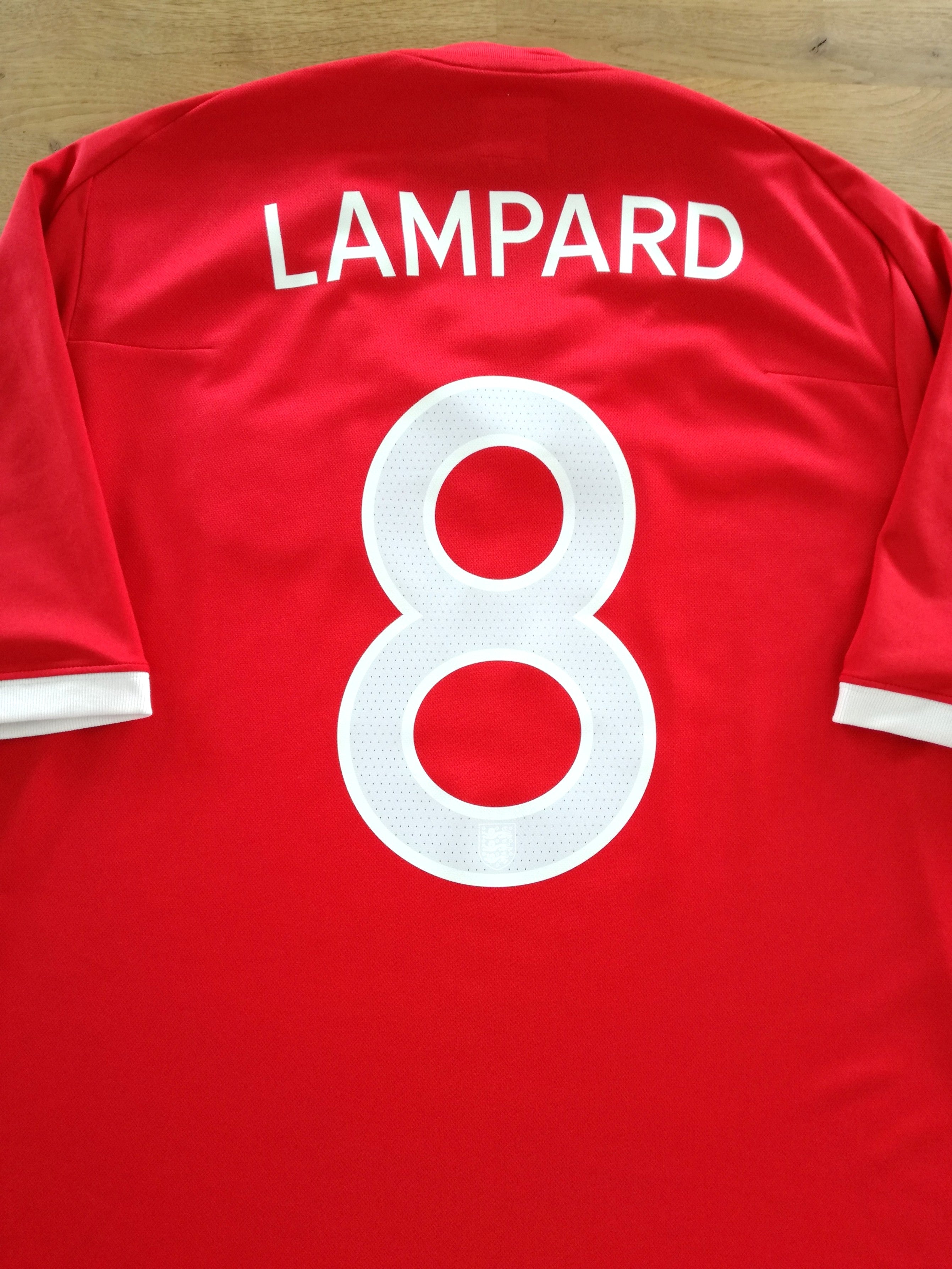 2010 England Away Football Shirt Lampard #8