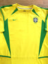 2002 Brazil Home Football Shirt