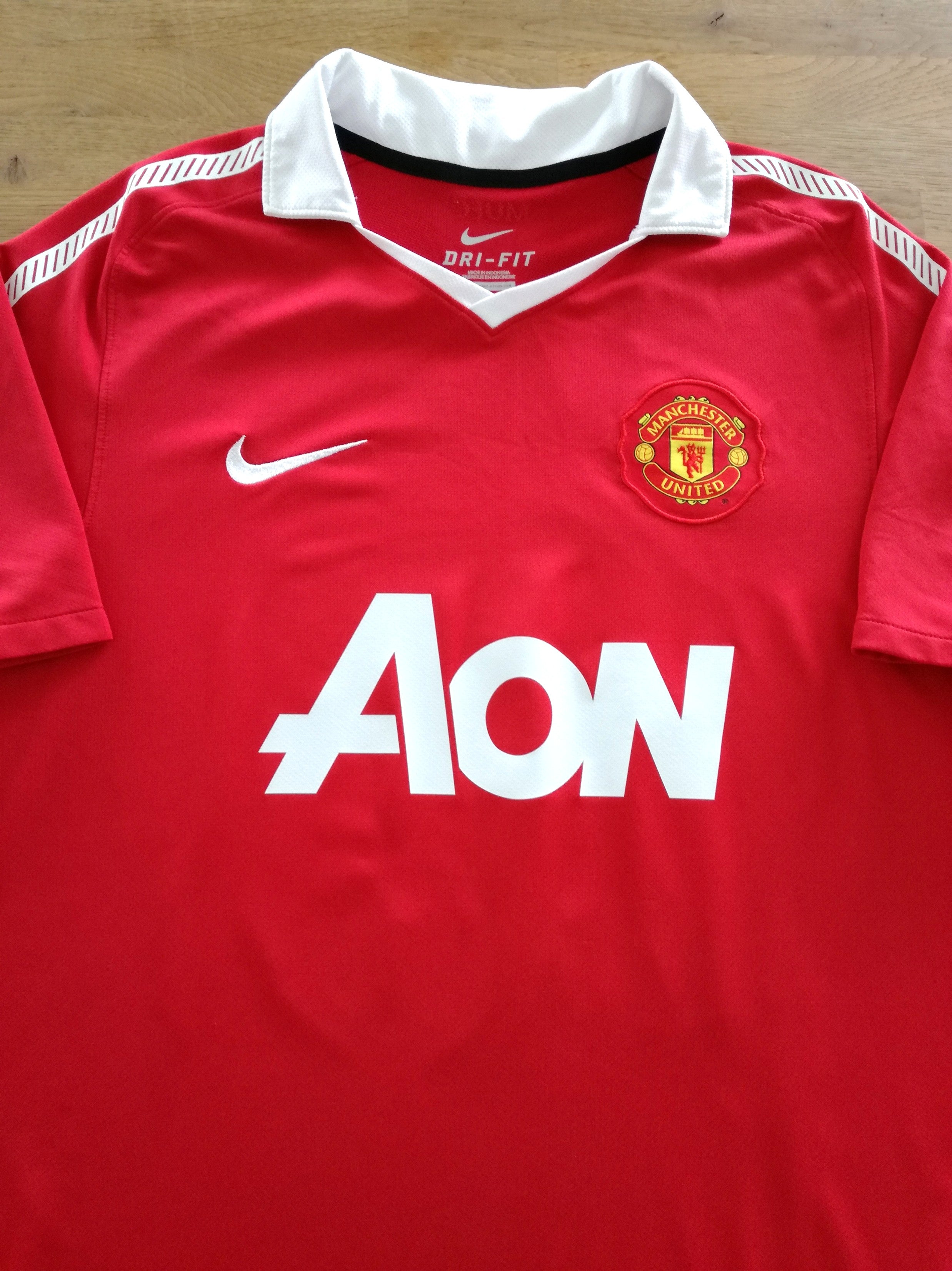 2010/11 Man Utd Home Football Shirt