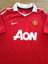2010/11 Man Utd Home Football Shirt