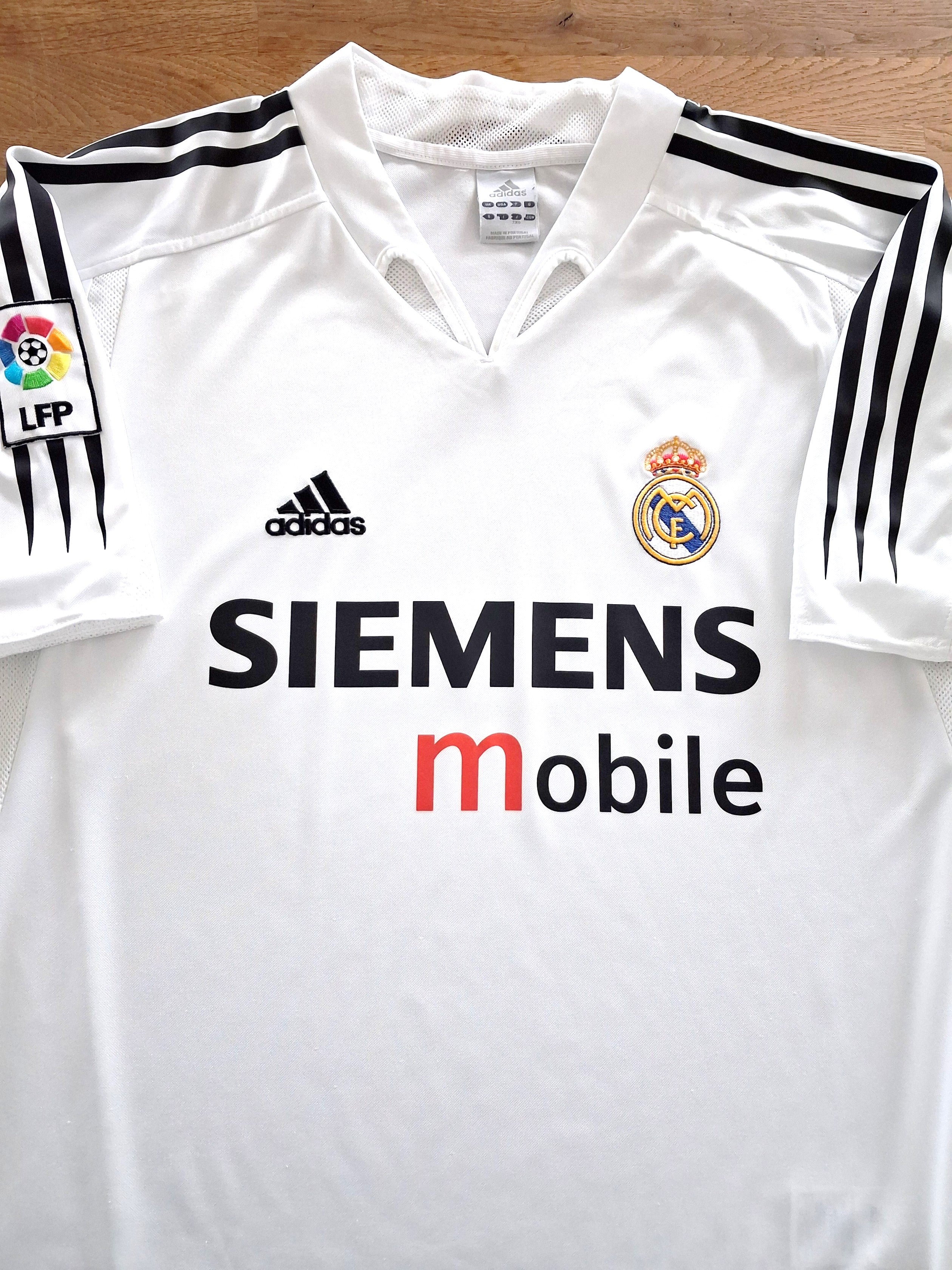 2004/05 Real Madrid Home La Liga Football Shirt