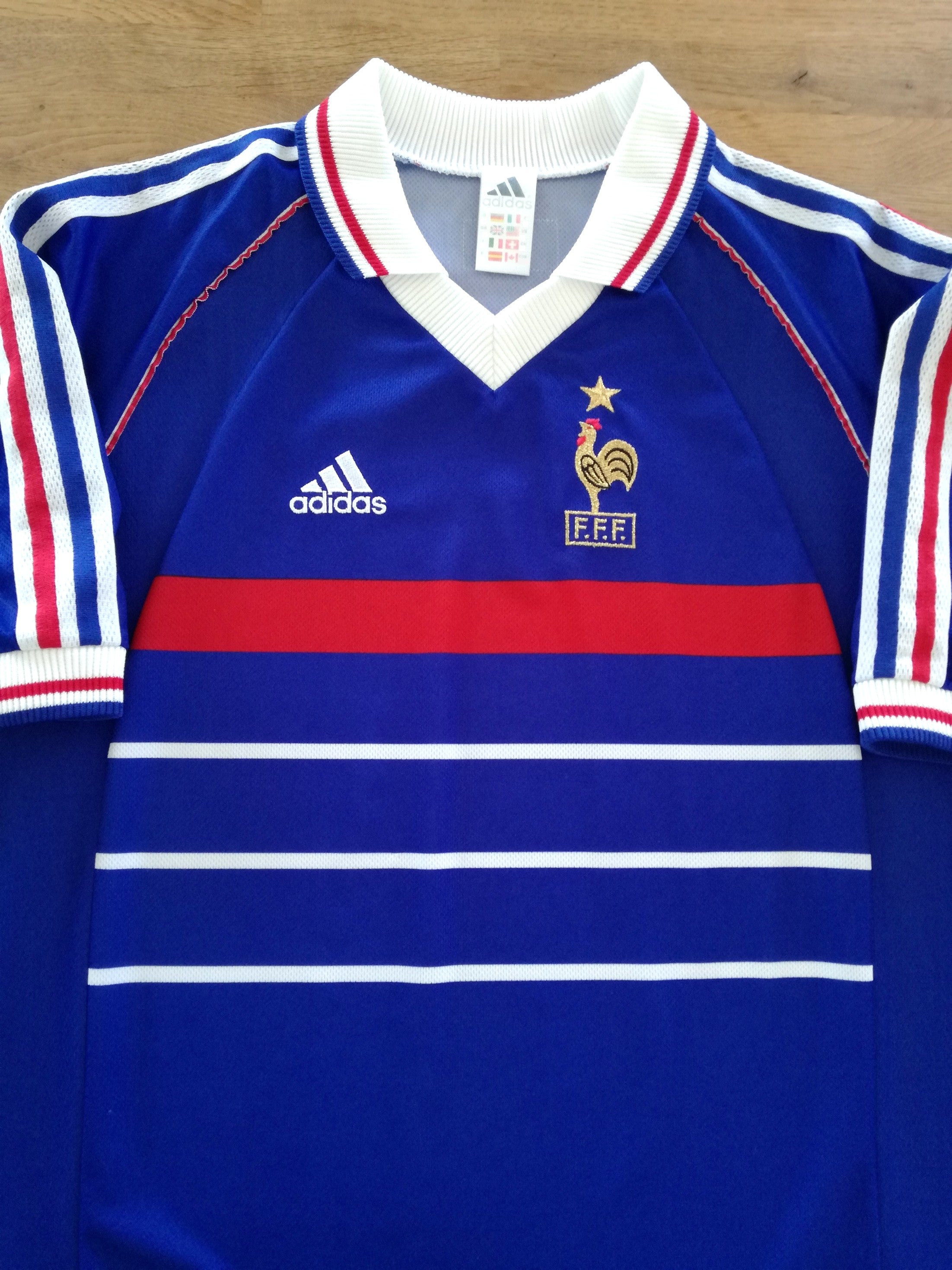1998/99 France Home Football Shirt