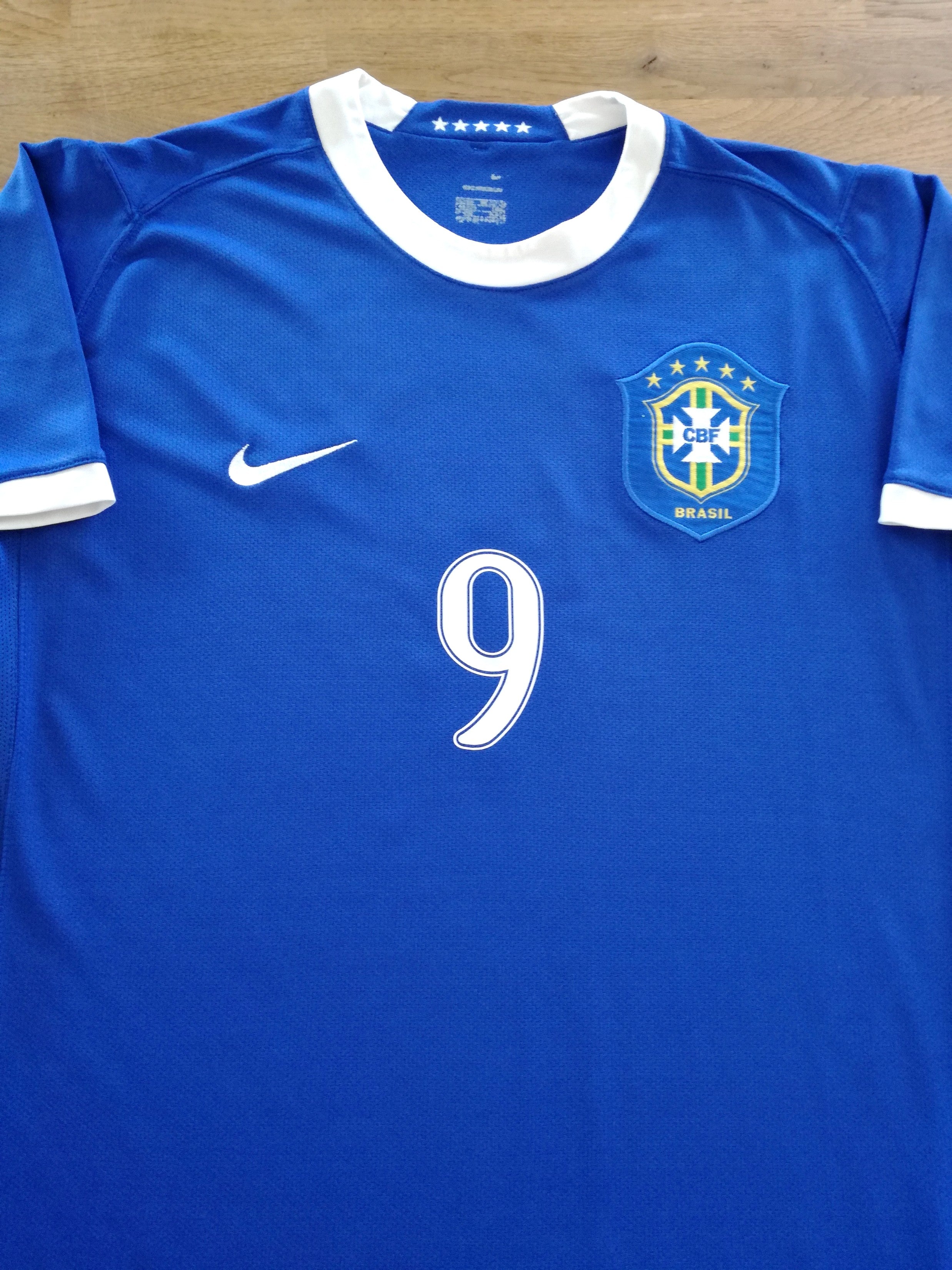 2006/07 Brazil Away Football Shirt Ronaldo #9