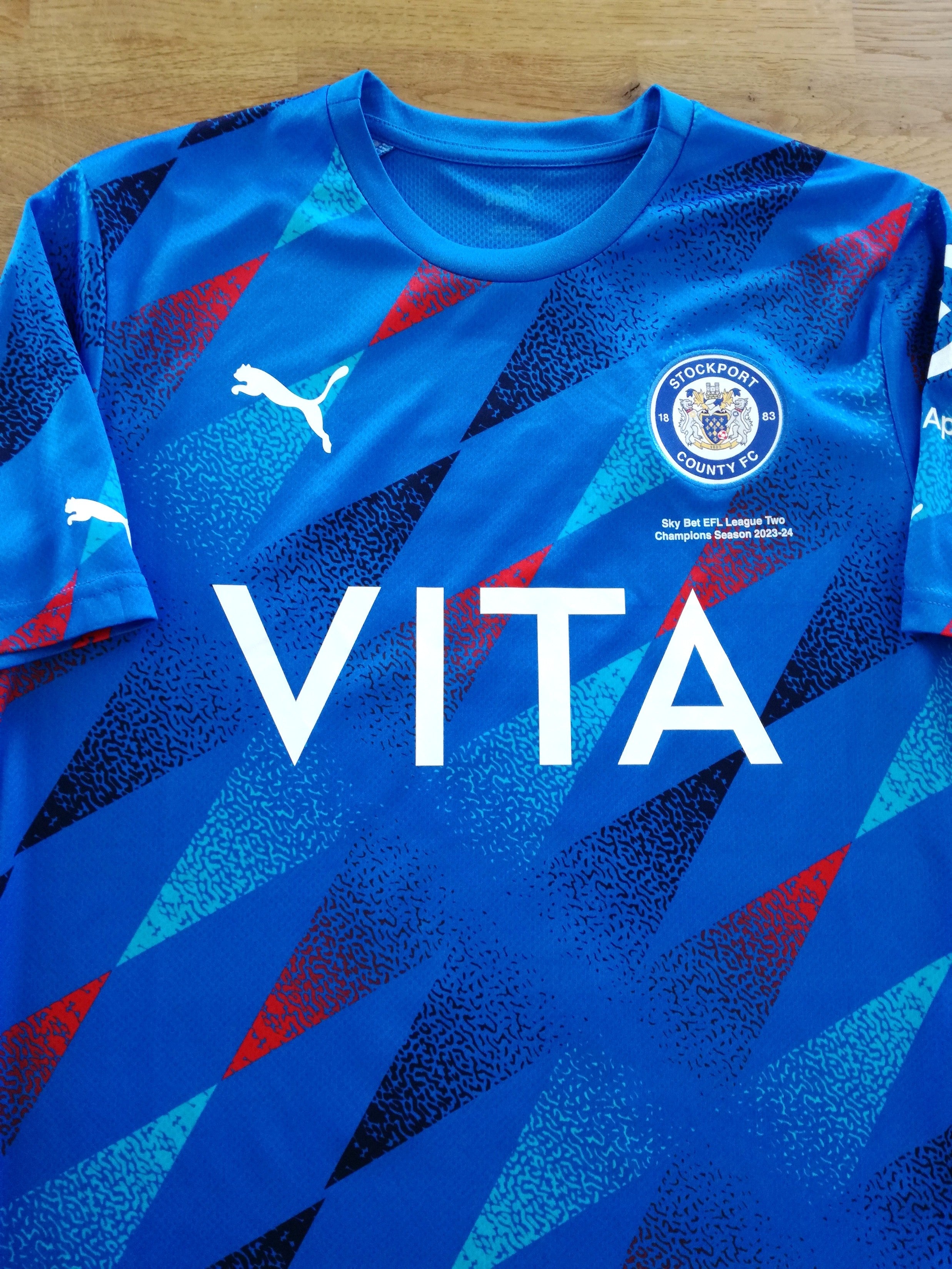 2023/24 Stockport County Home Football Shirt