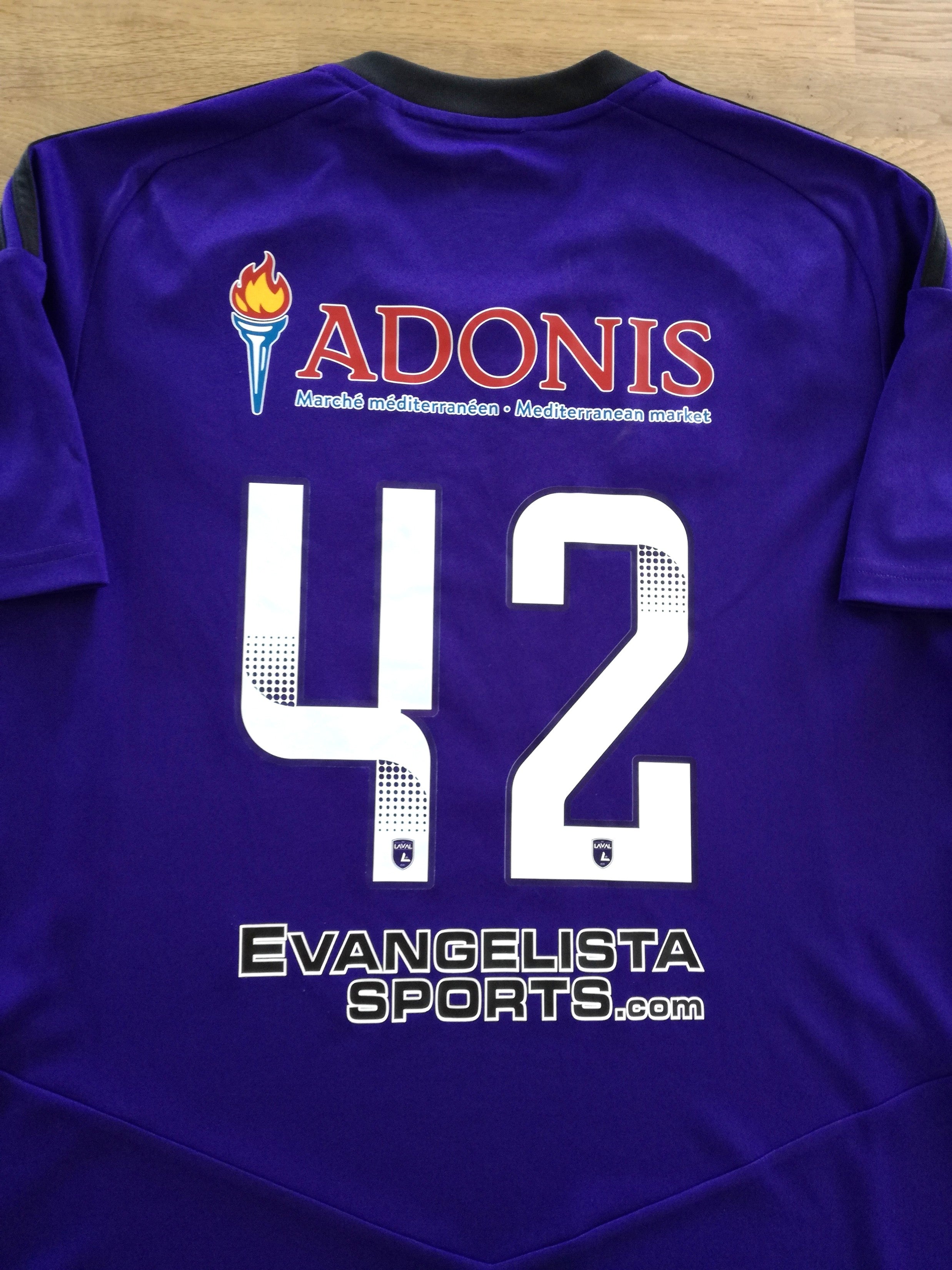 2023 FC Laval Home Football Shirt #42