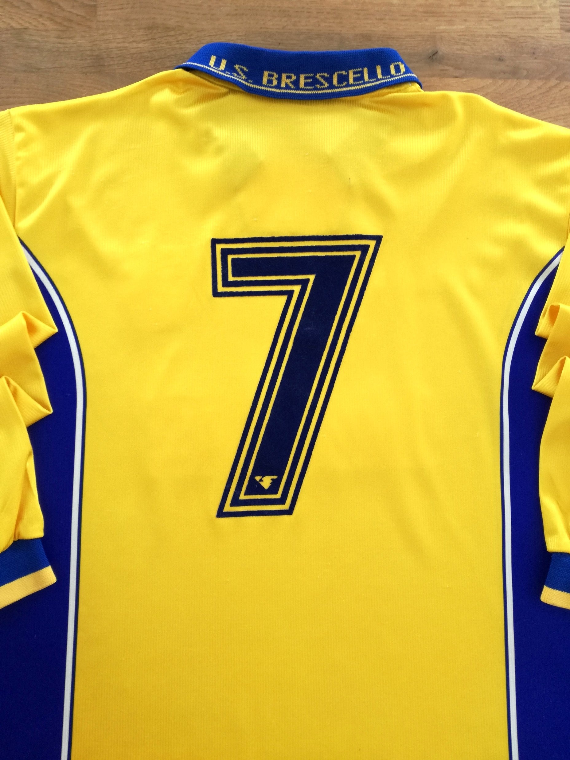 1998/99 Brescello Piccardo Home Long Sleeved Football Shirt #7
