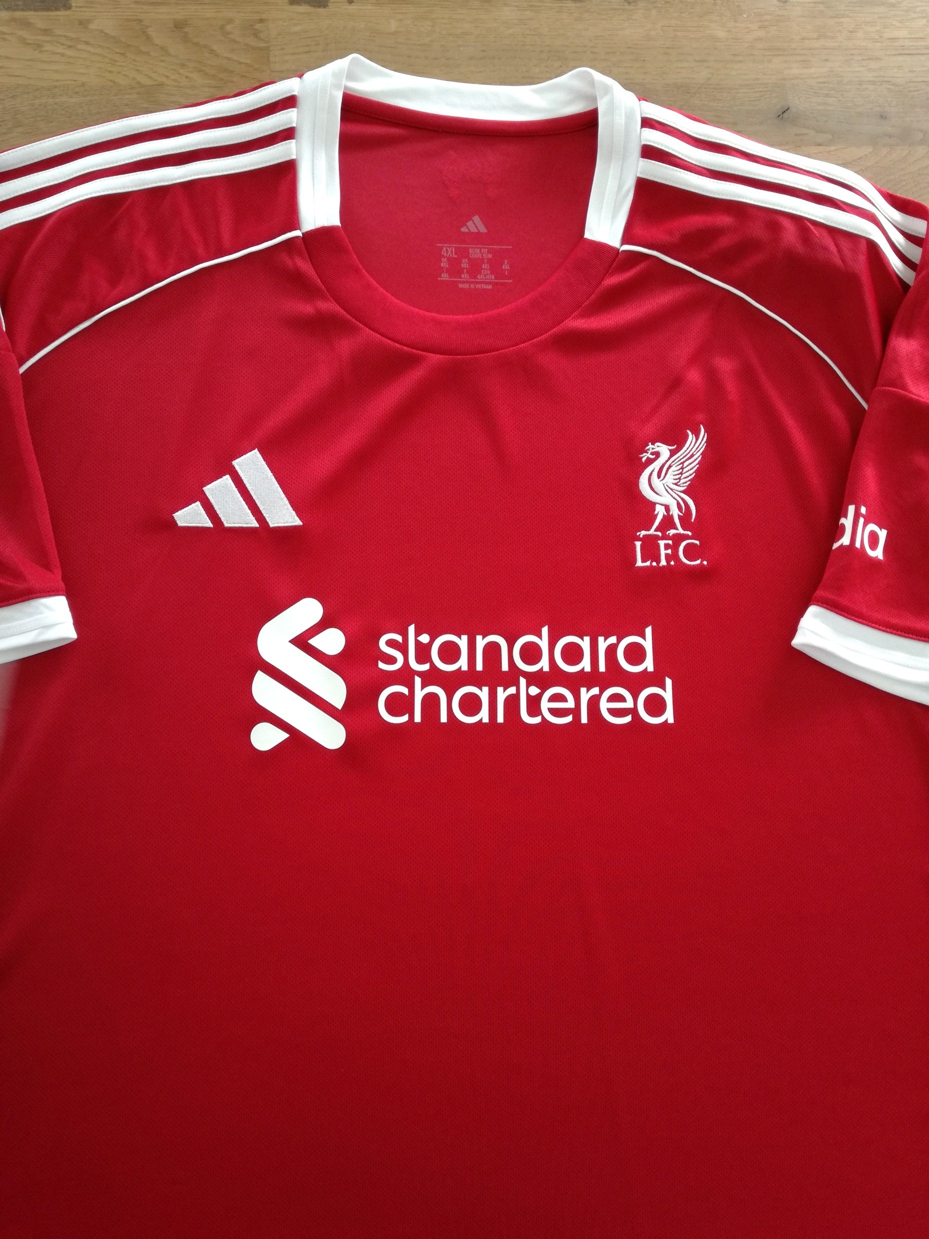 2025/26 Liverpool Home Football Shirt