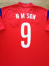 2014/15 South Korea Home Football Shirt H M Son #9