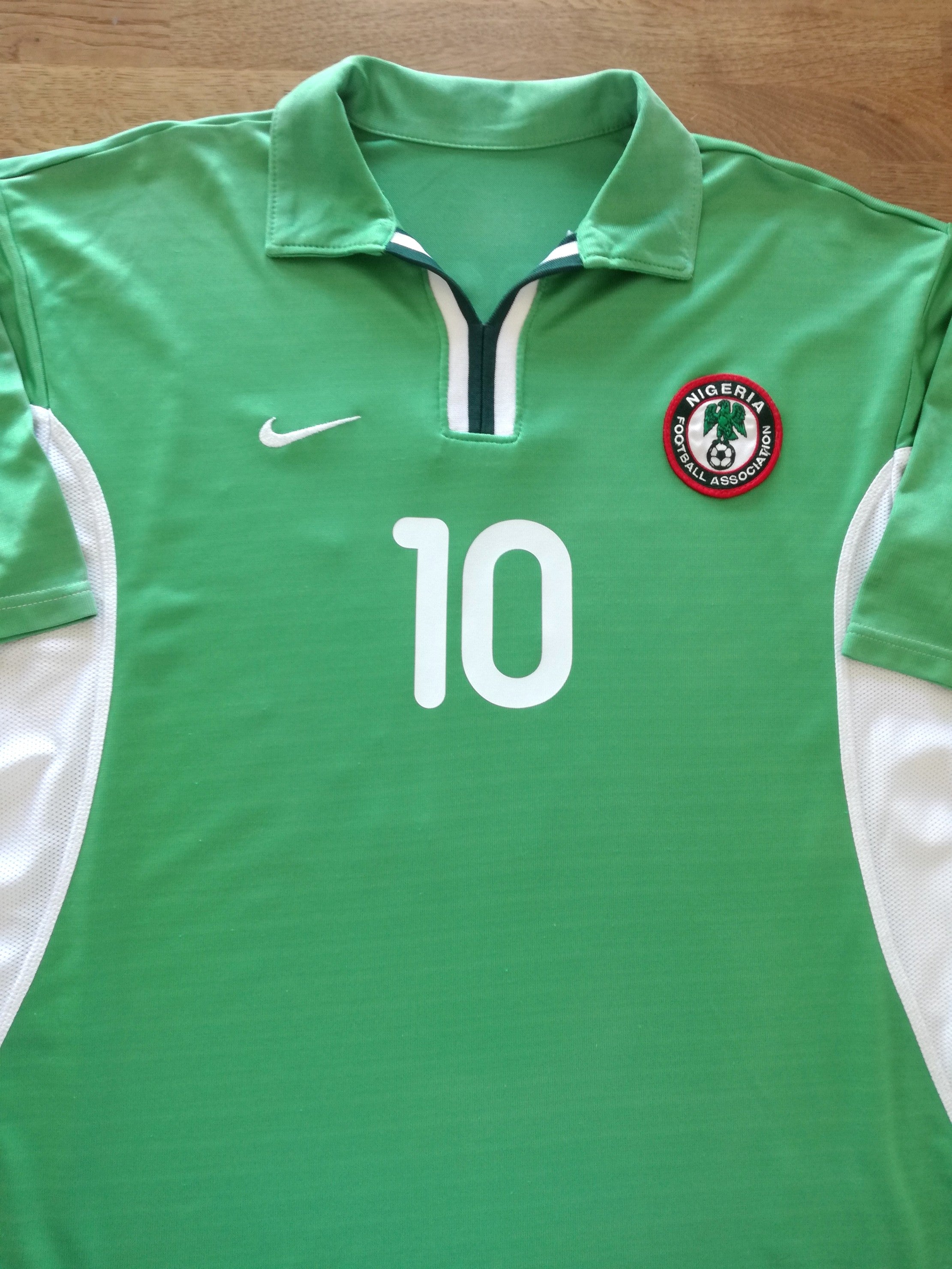 2000/01 Nigeria Home Football Shirt Okocha #10