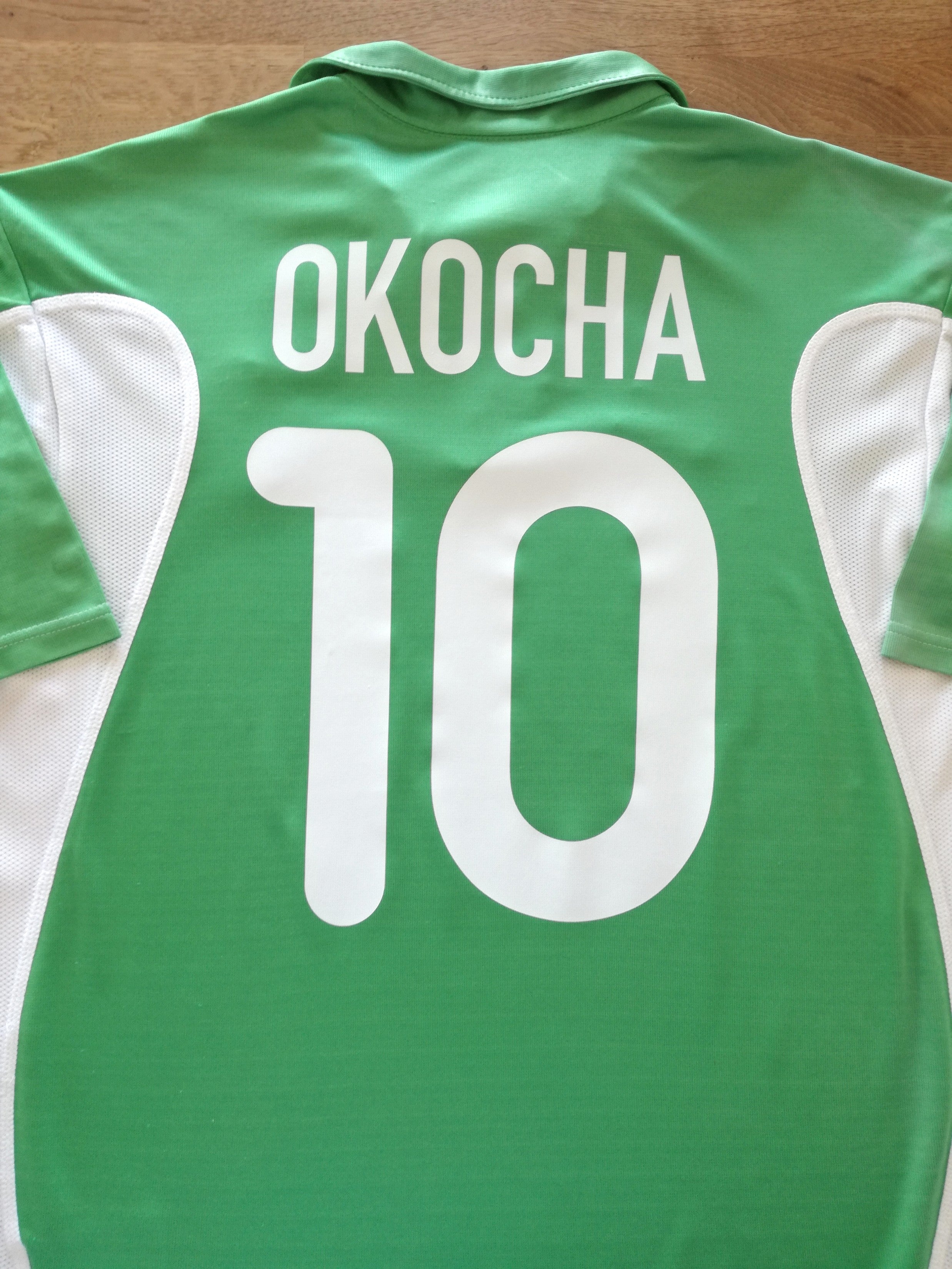 2000/01 Nigeria Home Football Shirt Okocha #10