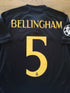 2023/24 Real Madrid 3rd Champions League Football Shirt Bellingham #5