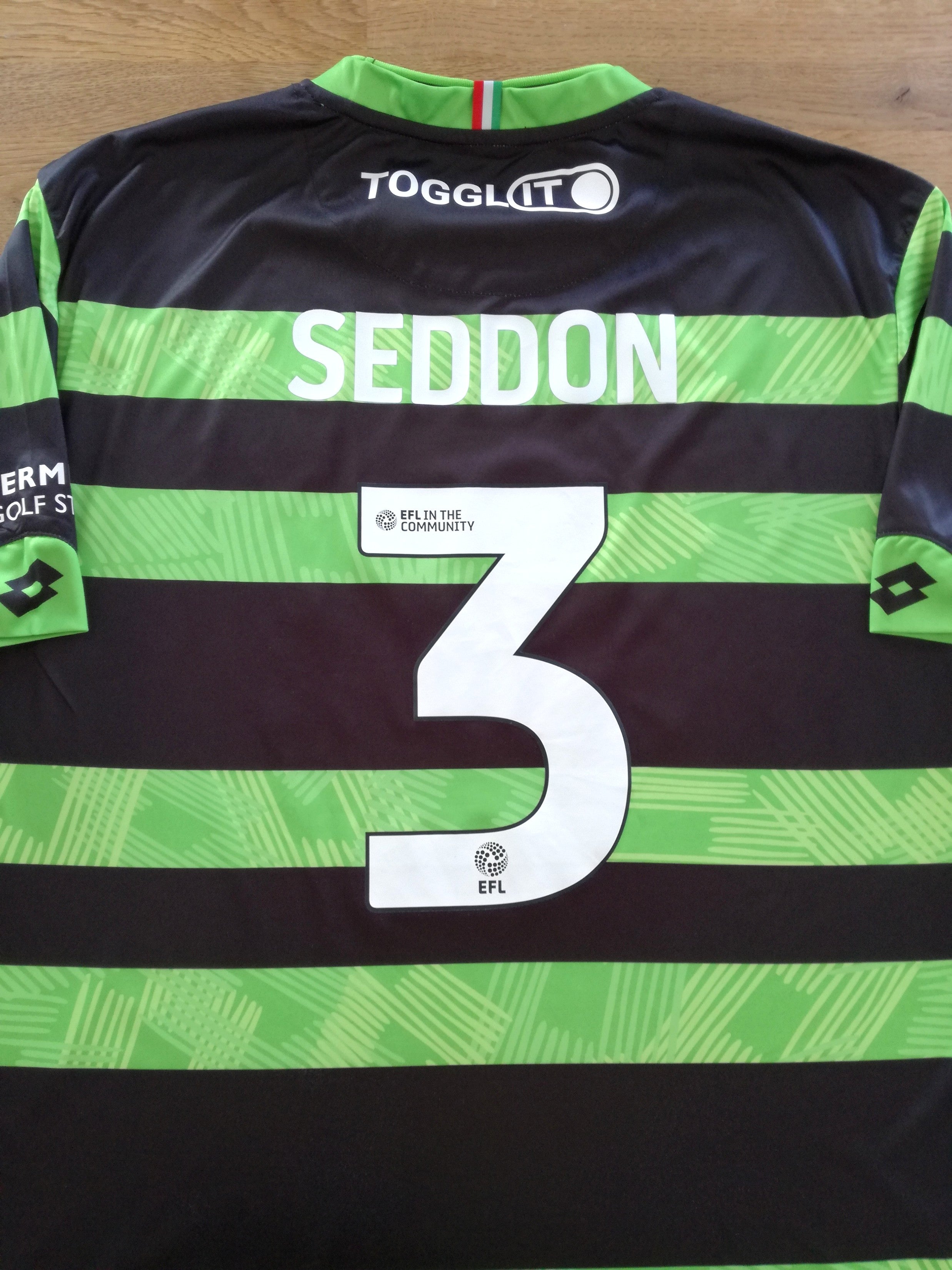 2025/25 AFC Wimbledon Away Football League Shirt Seddon #3