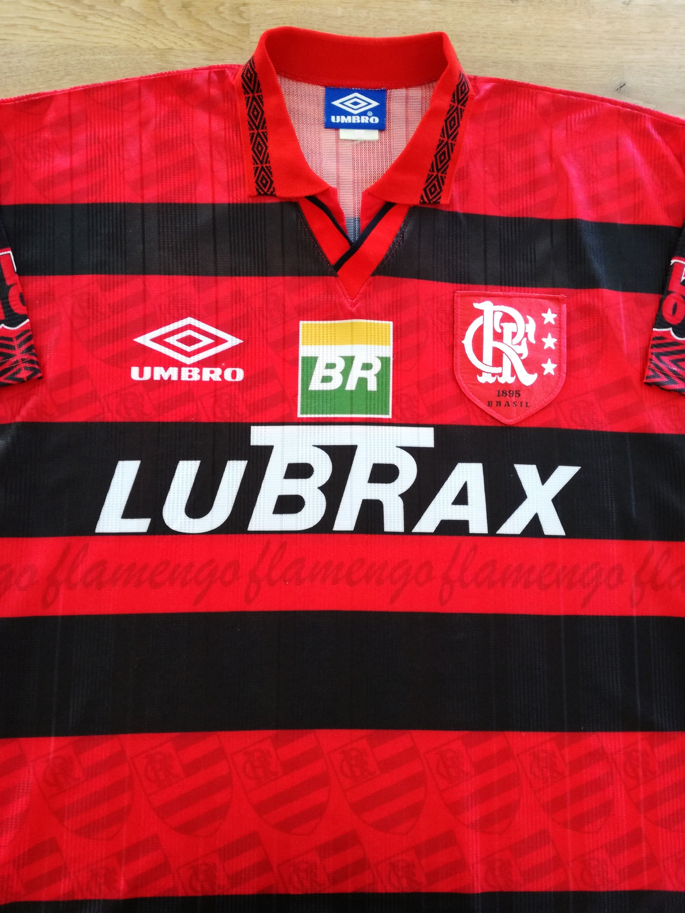 1995/96 Flamengo Home Centenary Football Shirt