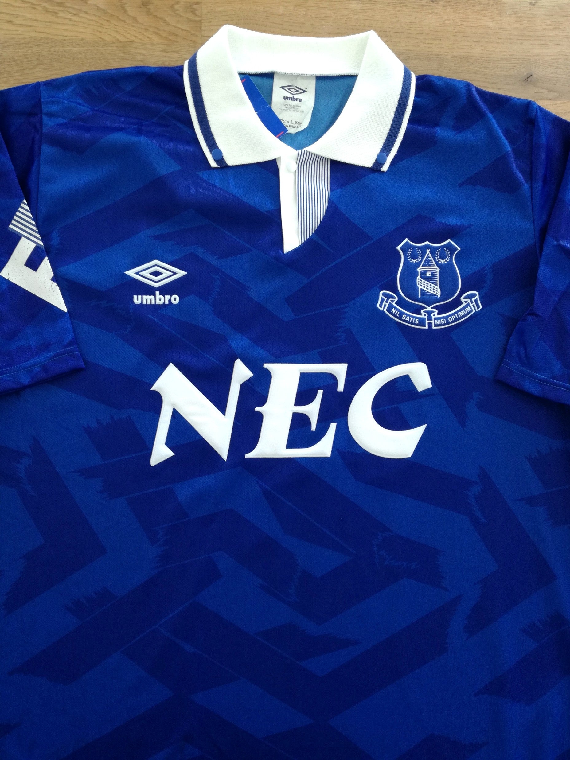1991/92 Everton Home Football Shirt
