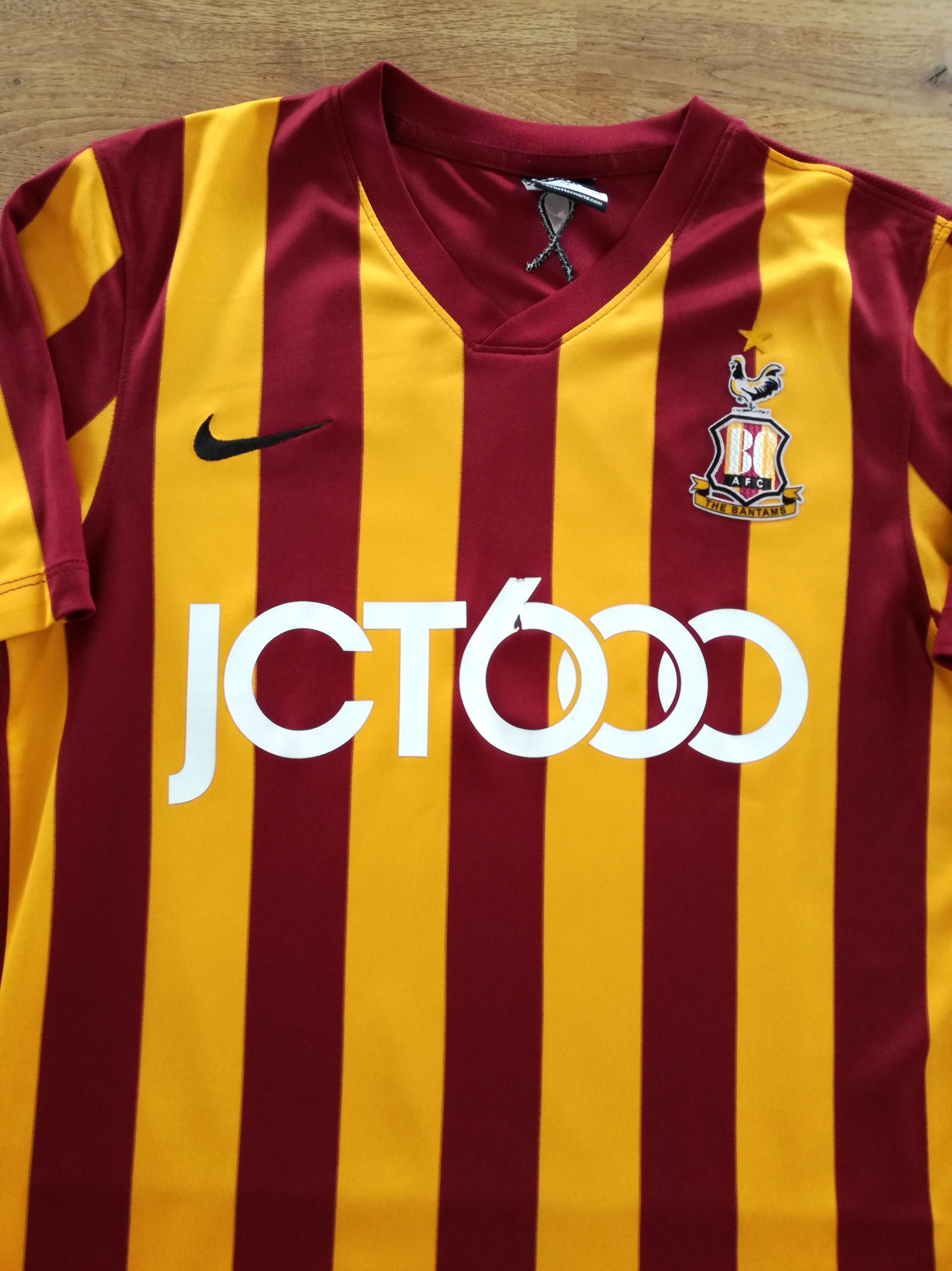 2014/15 Bradford City Home Football Shirt