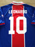 1996/97 PSG Home Football Shirt Leonardo #10