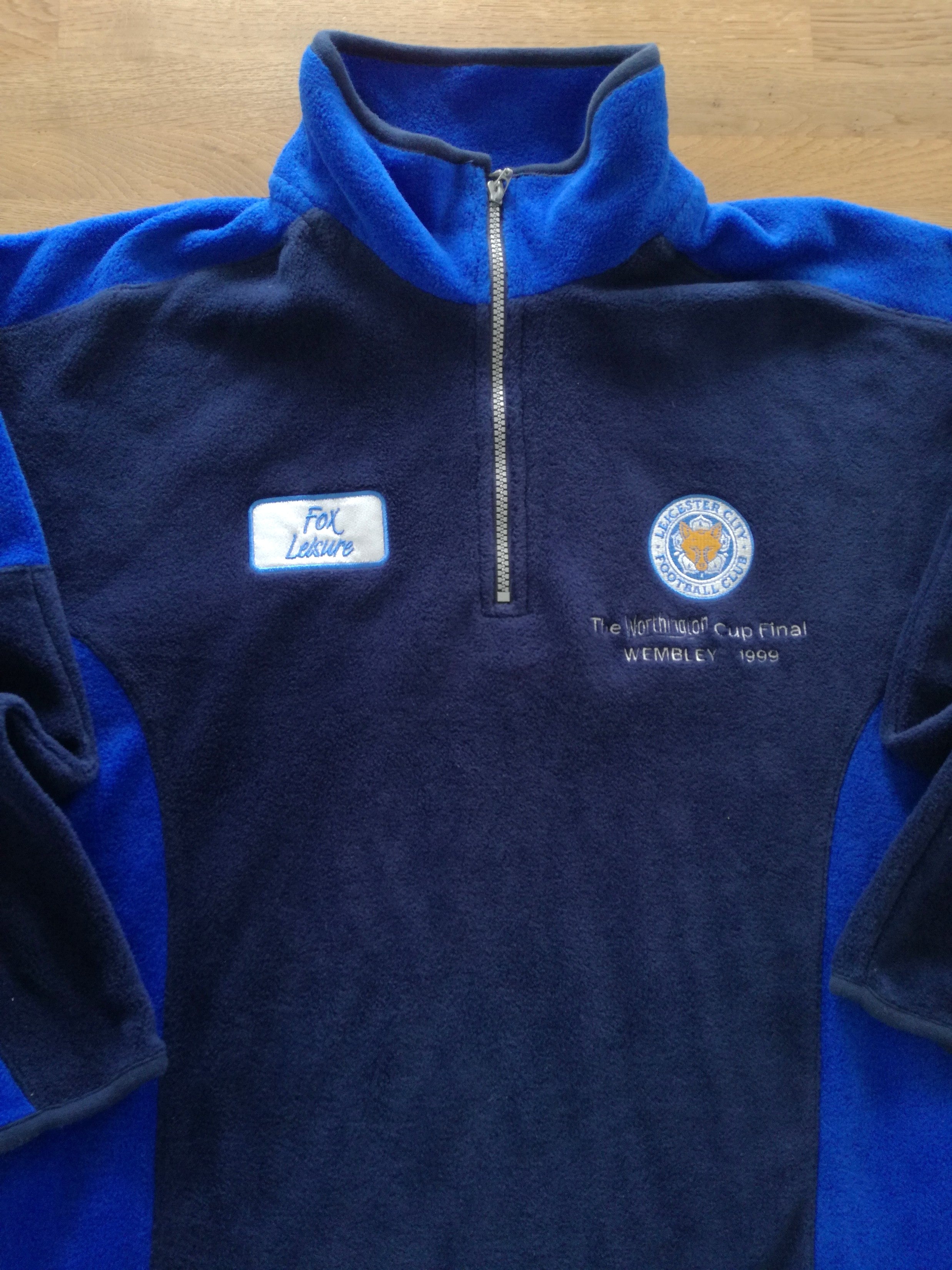 1998/99 Leicester City Worthington Cup Final Player Issue Fleece