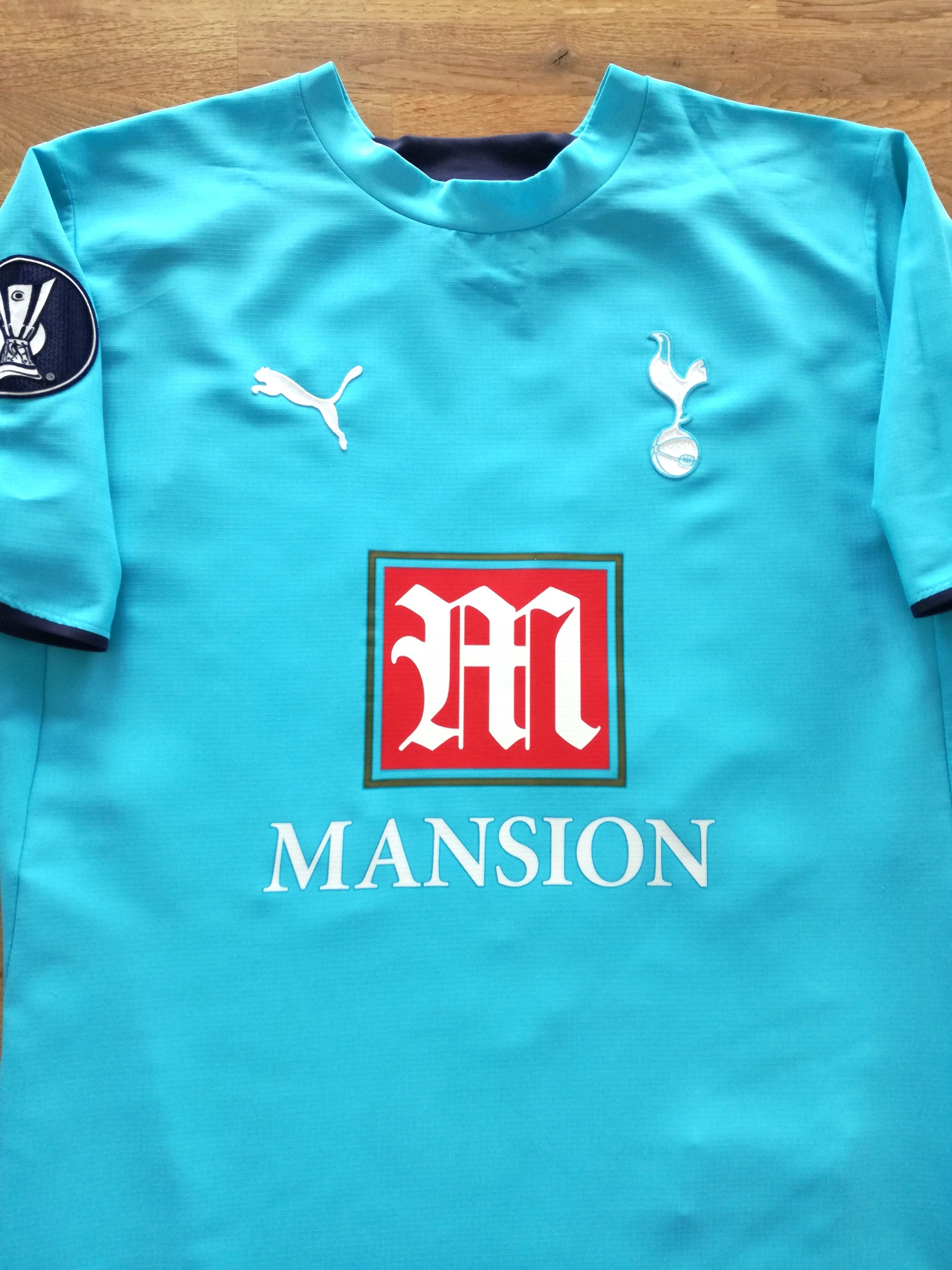 2006/07 Tottenham Away UEFA Cup Football Shirt Dawson #20