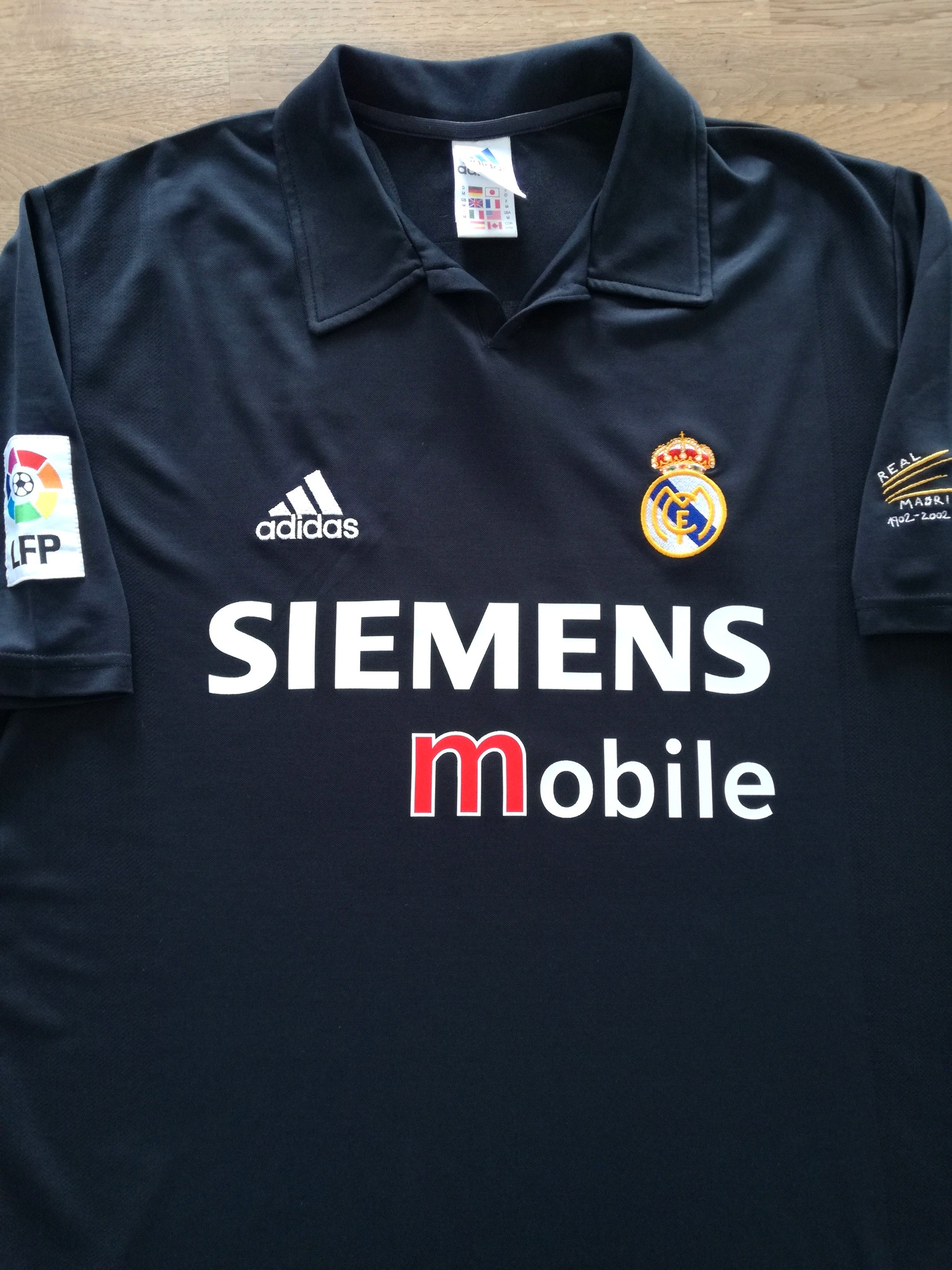 2002/03 Real Madrid Away La Liga Football Shirt