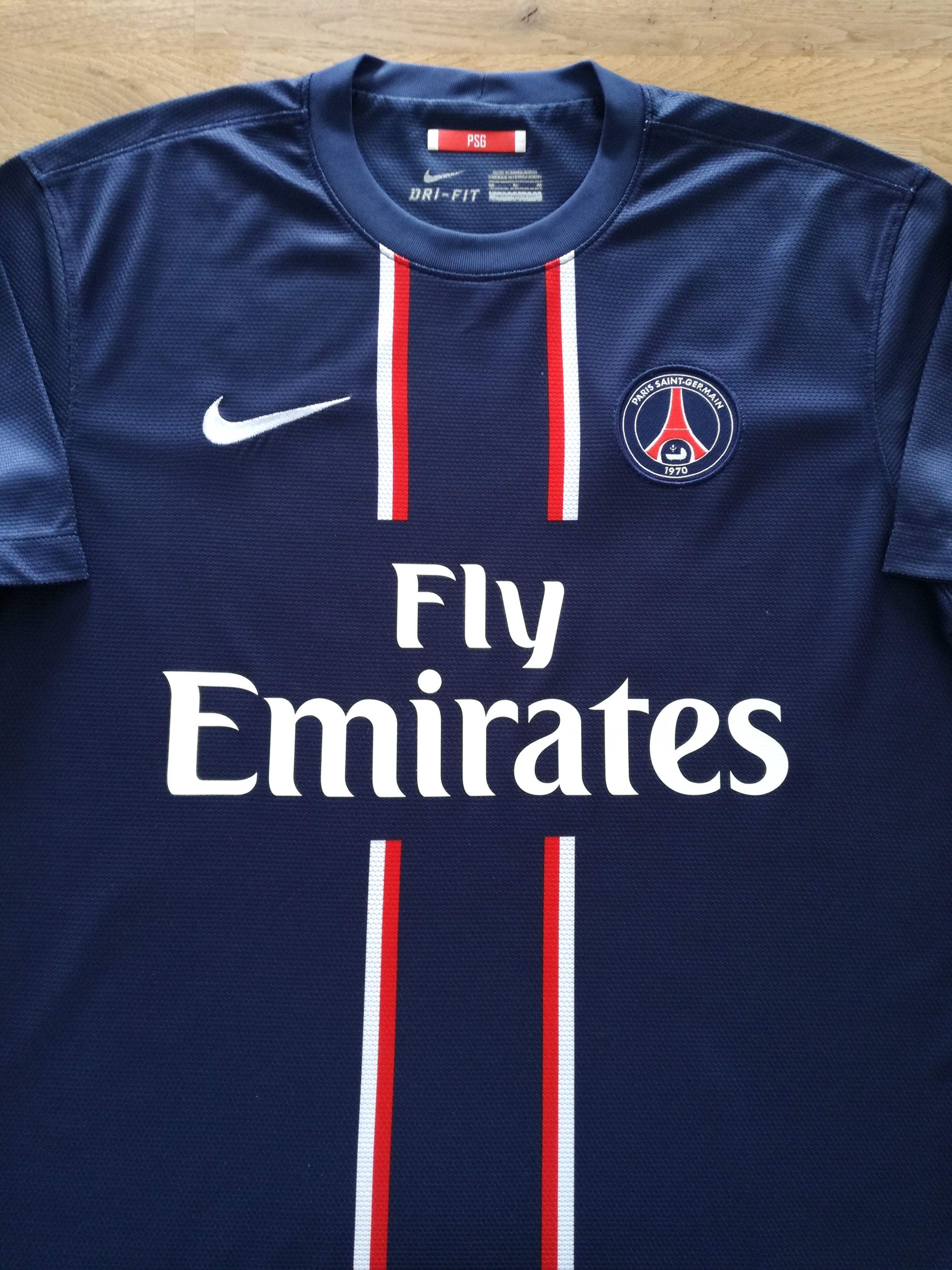 2012/13 PSG Home Ligue 1 Football Shirt