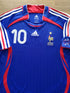 2006/07 France Home Football Shirt Zidane #10