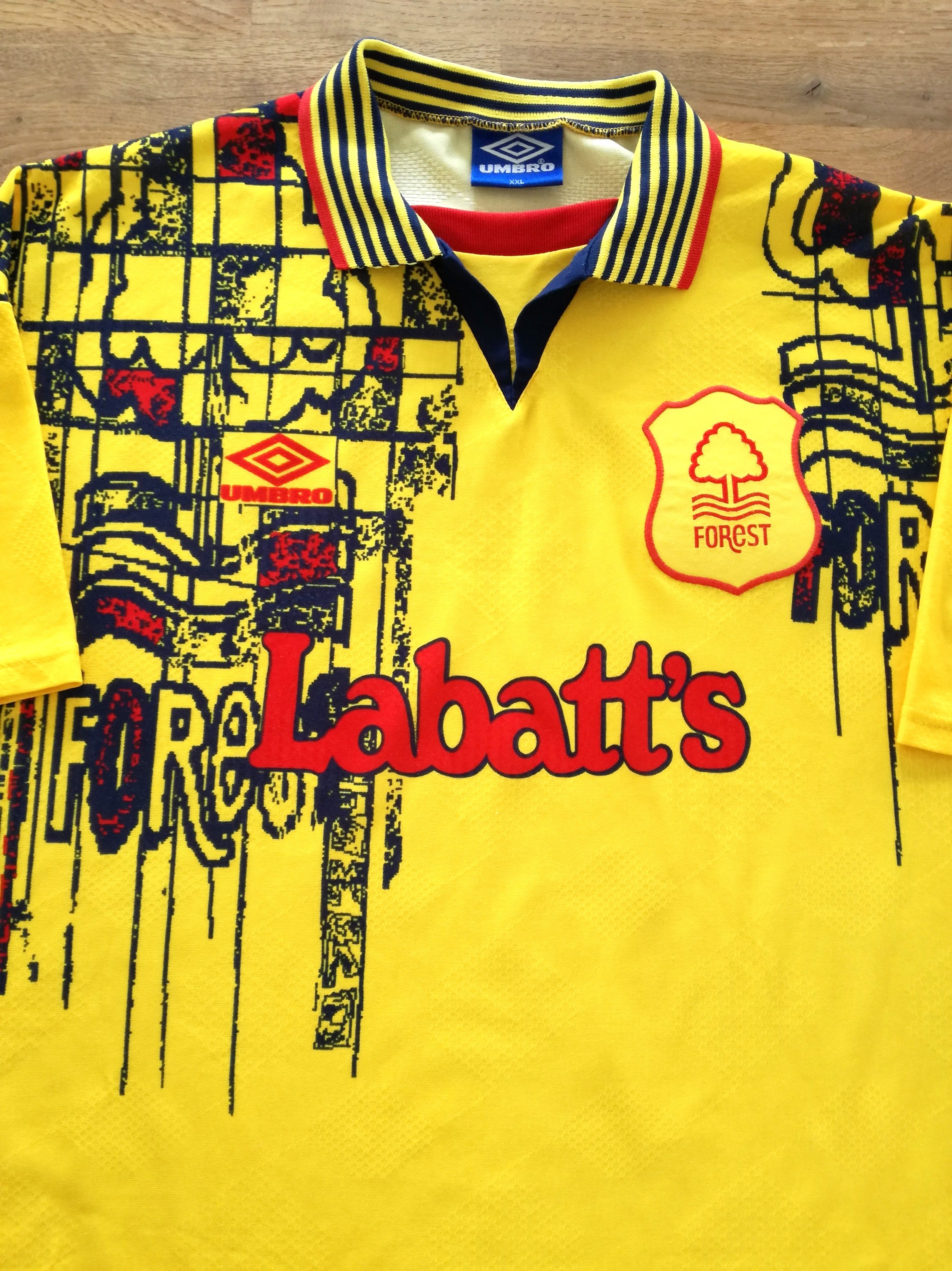 1995/96 Nottingham Forest Away Football Shirt
