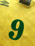 1991/92 Brazil Home Football Shirt Careca #9 (L)