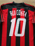 2003/04 AC Milan Home Football Shirt Rui Costa #10