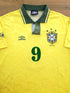 1991/92 Brazil Home Football Shirt Careca #9