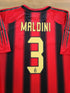 2004/05 AC Milan Home Football Shirt Maldini #3