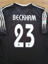 2004/05 Real Madrid Away La Liga Football Shirt Beckham #23