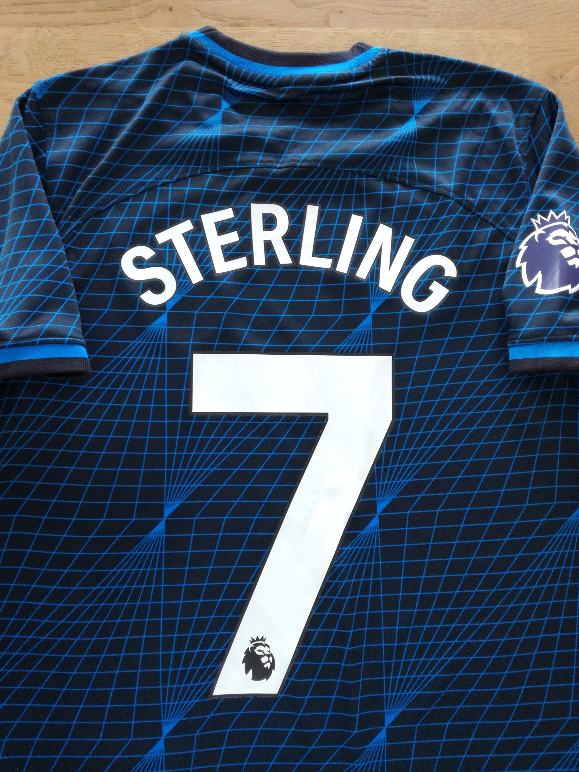2023/24 Chelsea Away Premier League Football Shirt Sterling #7