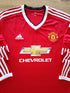 2015/16 Man Utd Home Long Sleeve Football Shirt