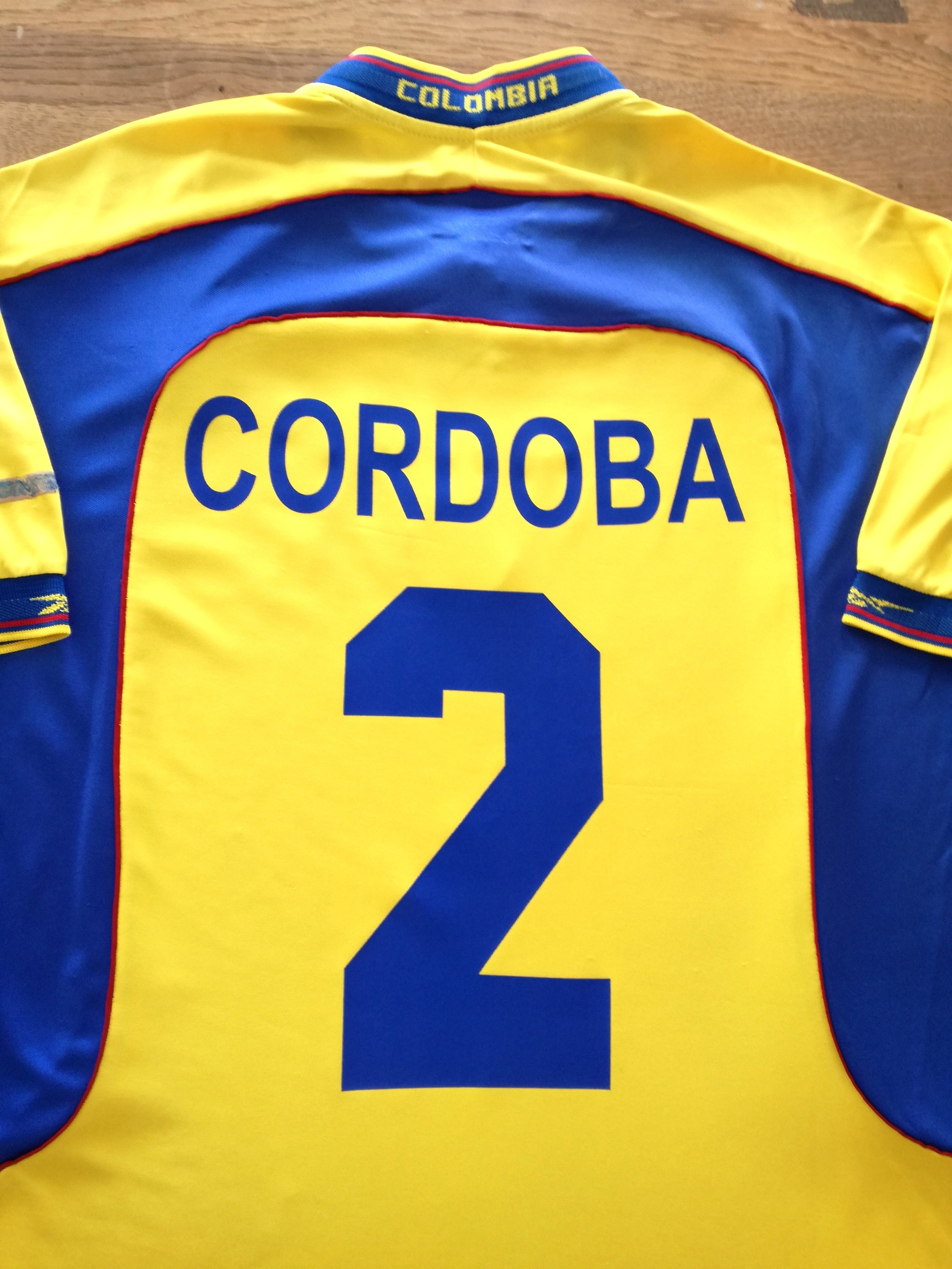 2001/02 Colombia Home Football Shirt Cordoba #2