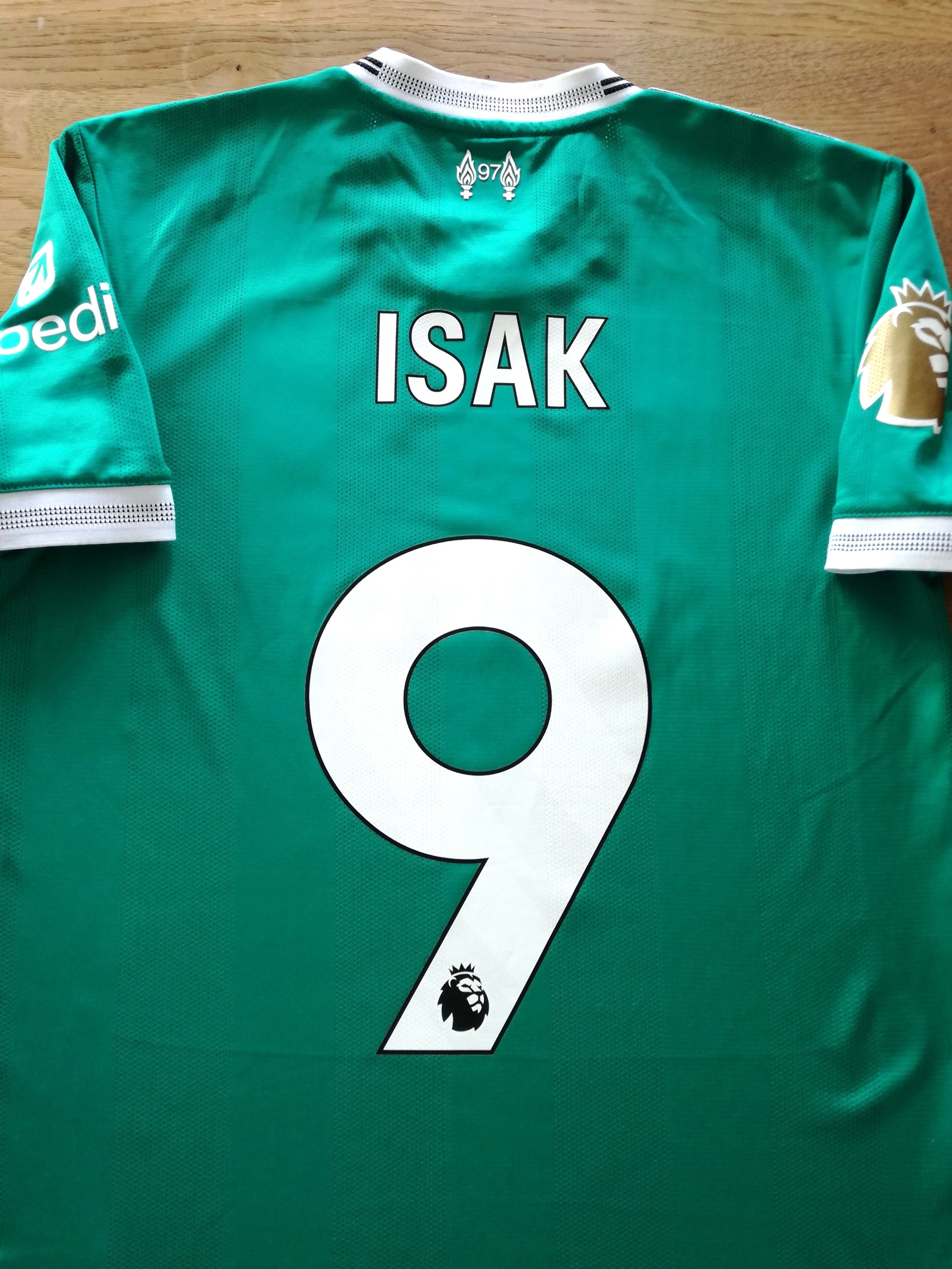 2025/26 Liverpool 3rd Premier League Authentic Football Shirt Isak #9