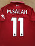 2018/19 Liverpool Home Premier League Football Shirt M. Salah #11