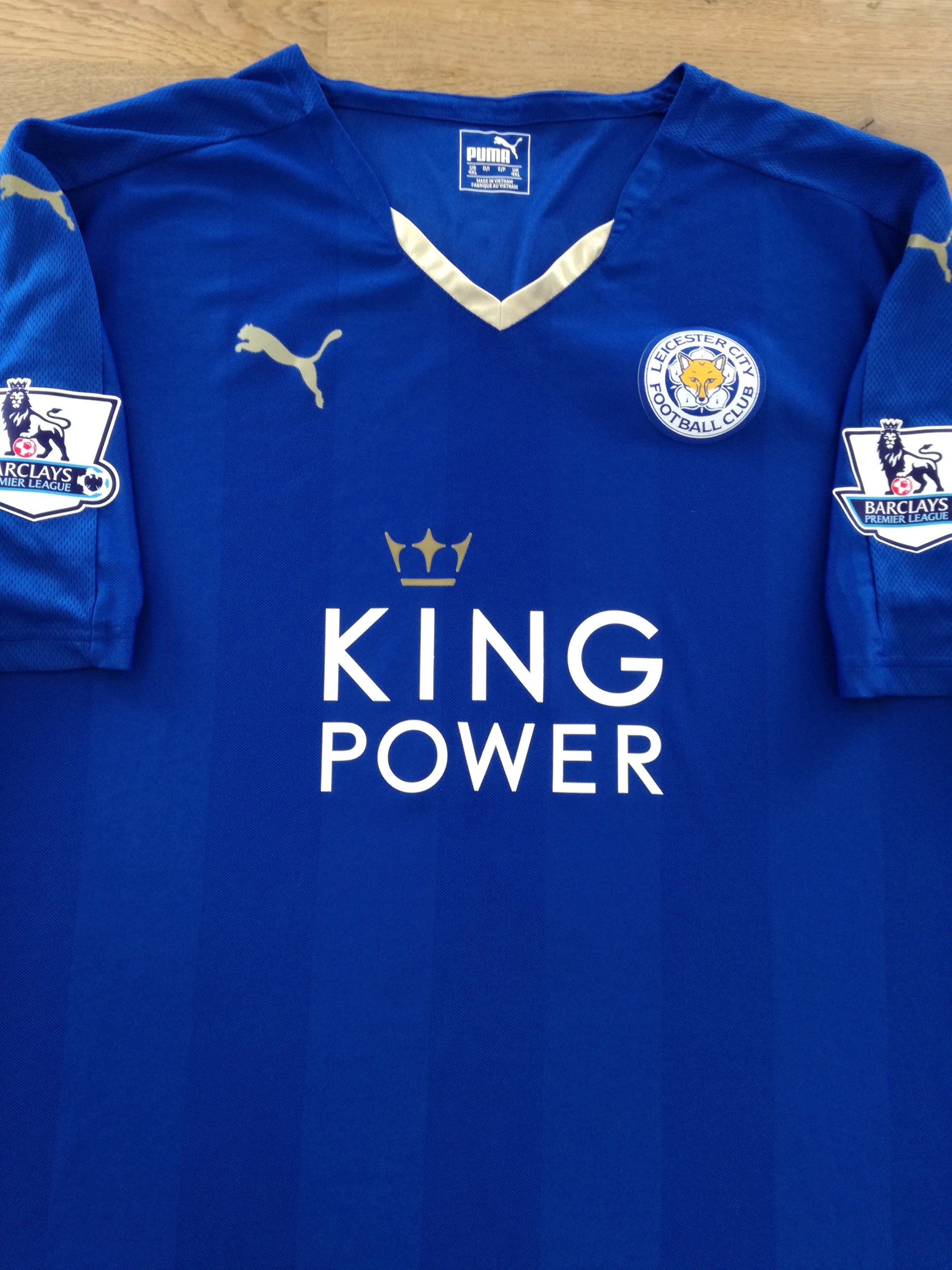 2015/16 Leicester City Home Premier League Football Shirt