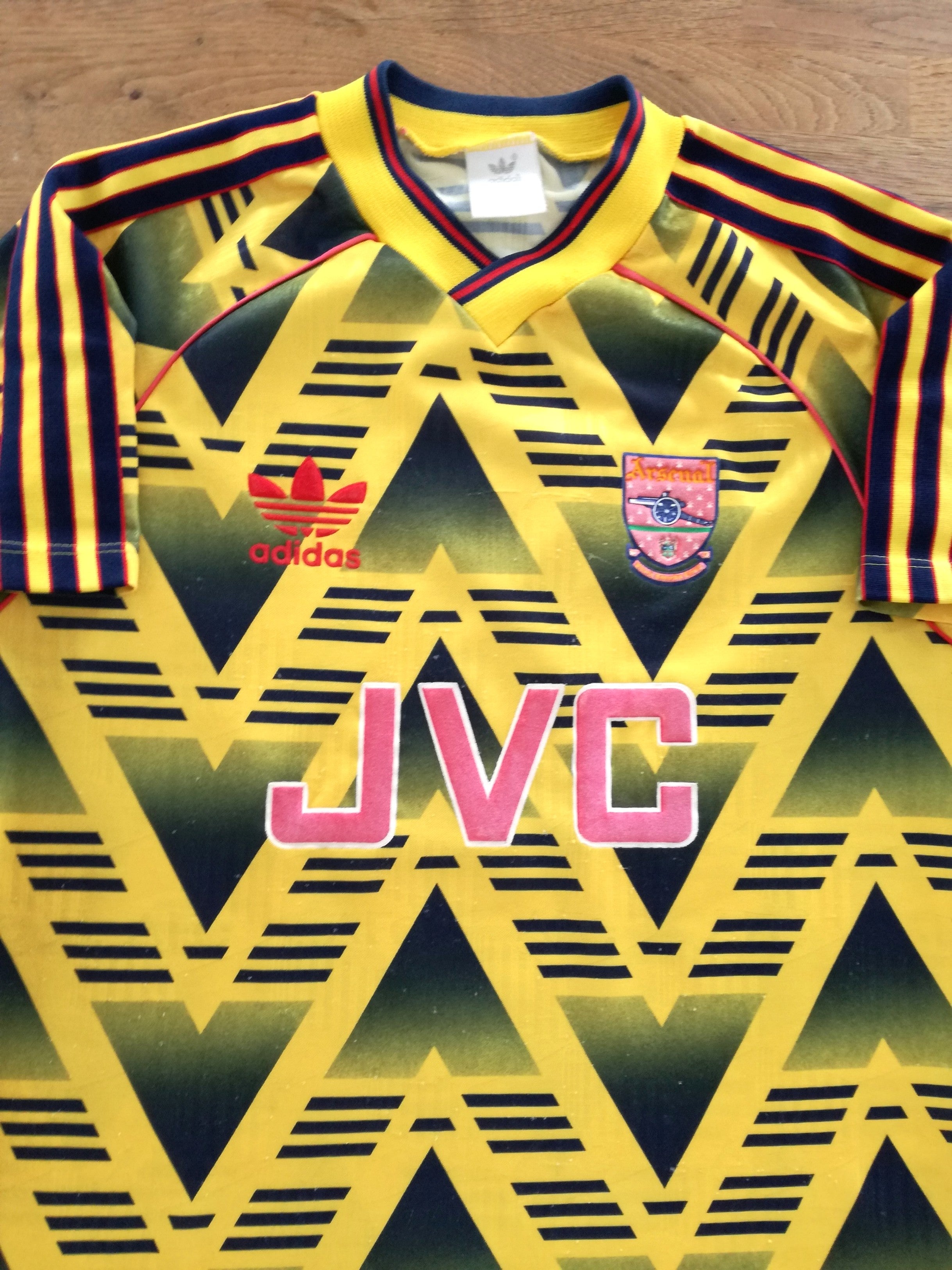 1991/92 Arsenal Away Football Shirt