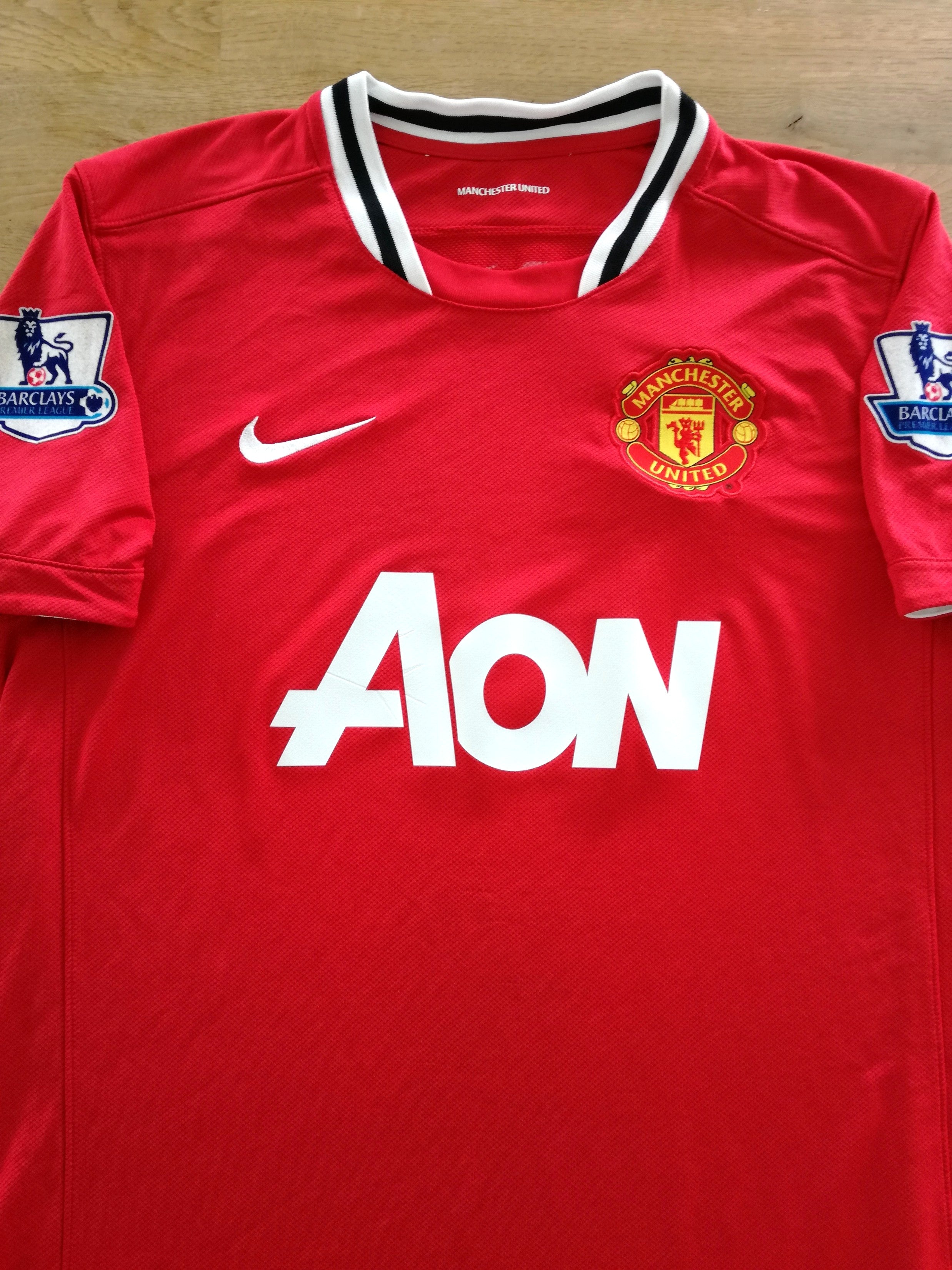 2011/12 Man Utd Home Premier League Football Shirt