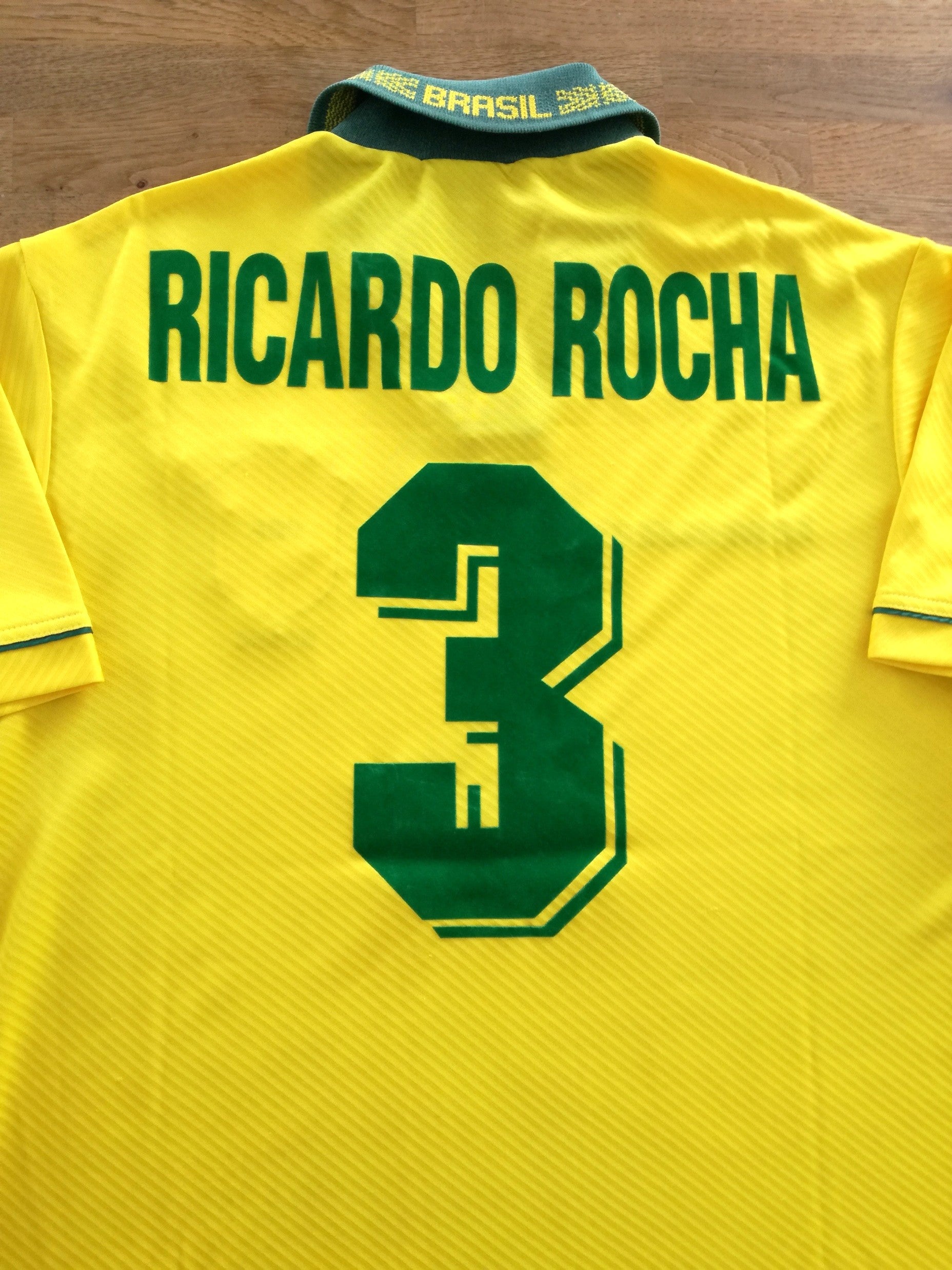 1993/94 Brazil Home Football Shirt Ricardo Rocha #3